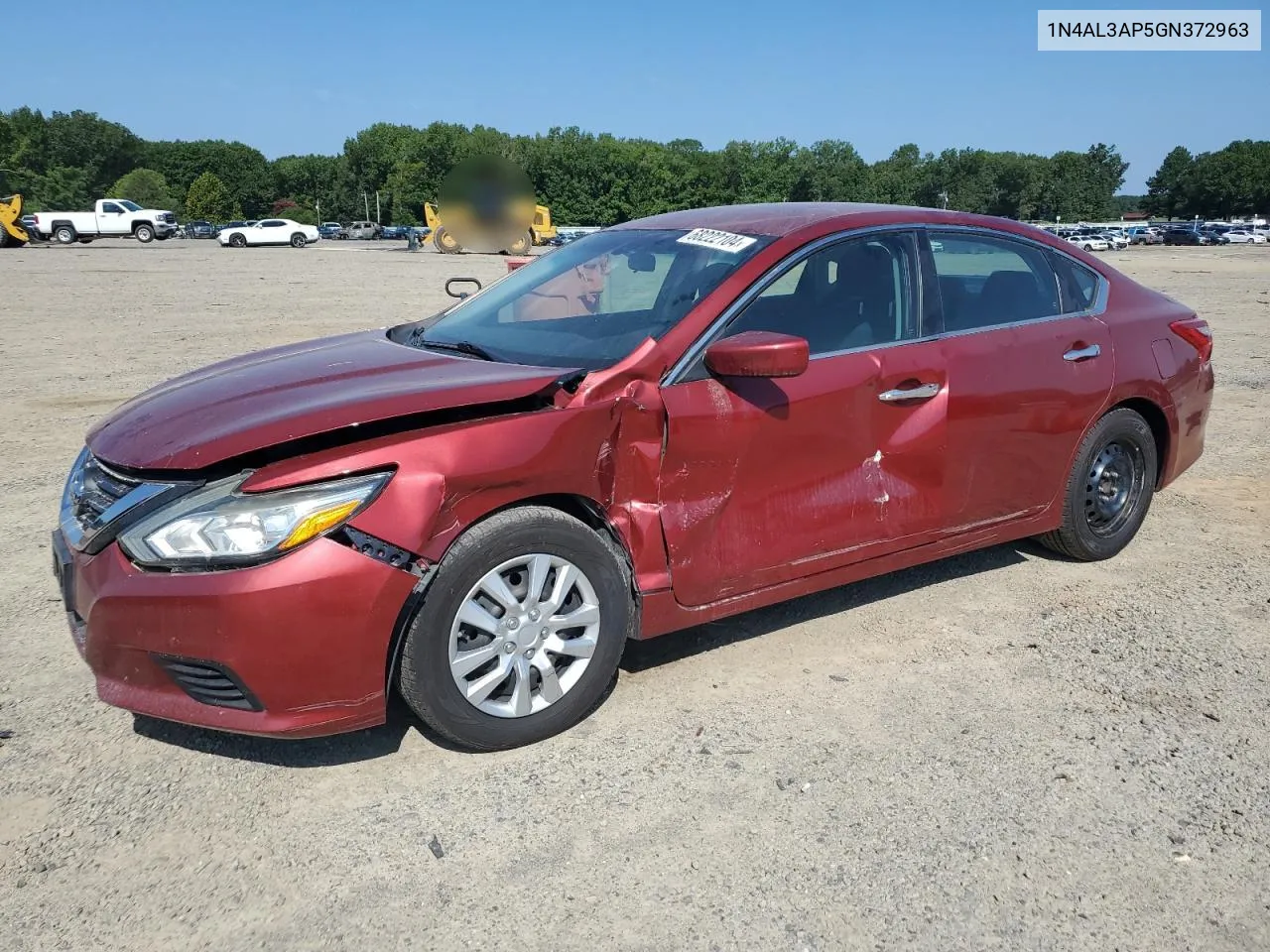 2016 Nissan Altima 2.5 VIN: 1N4AL3AP5GN372963 Lot: 68222104