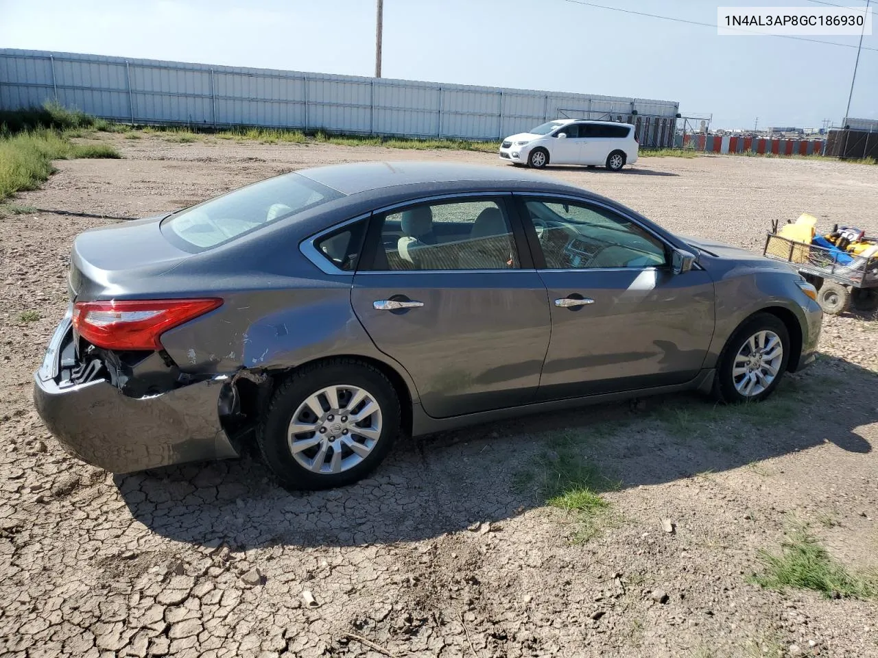 2016 Nissan Altima 2.5 VIN: 1N4AL3AP8GC186930 Lot: 68578054