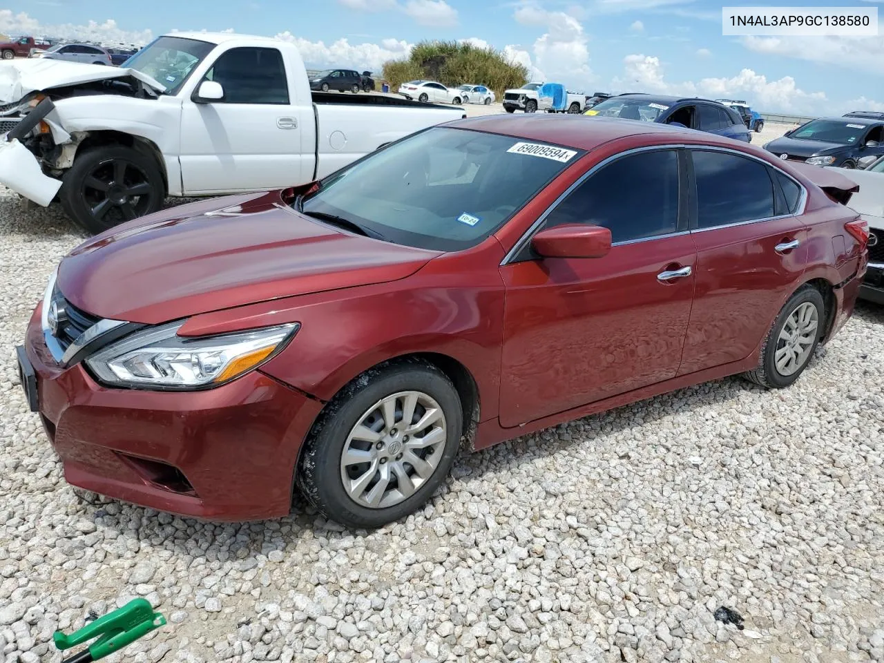 2016 Nissan Altima 2.5 VIN: 1N4AL3AP9GC138580 Lot: 69009594