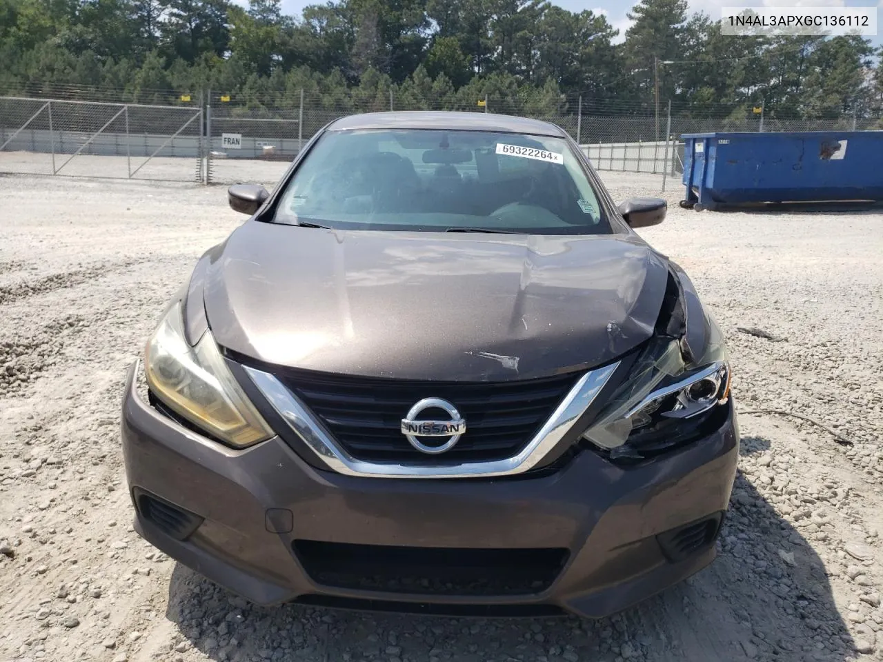 1N4AL3APXGC136112 2016 Nissan Altima 2.5