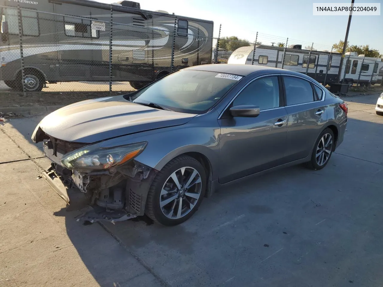 2016 Nissan Altima 2.5 VIN: 1N4AL3AP8GC204049 Lot: 70037734