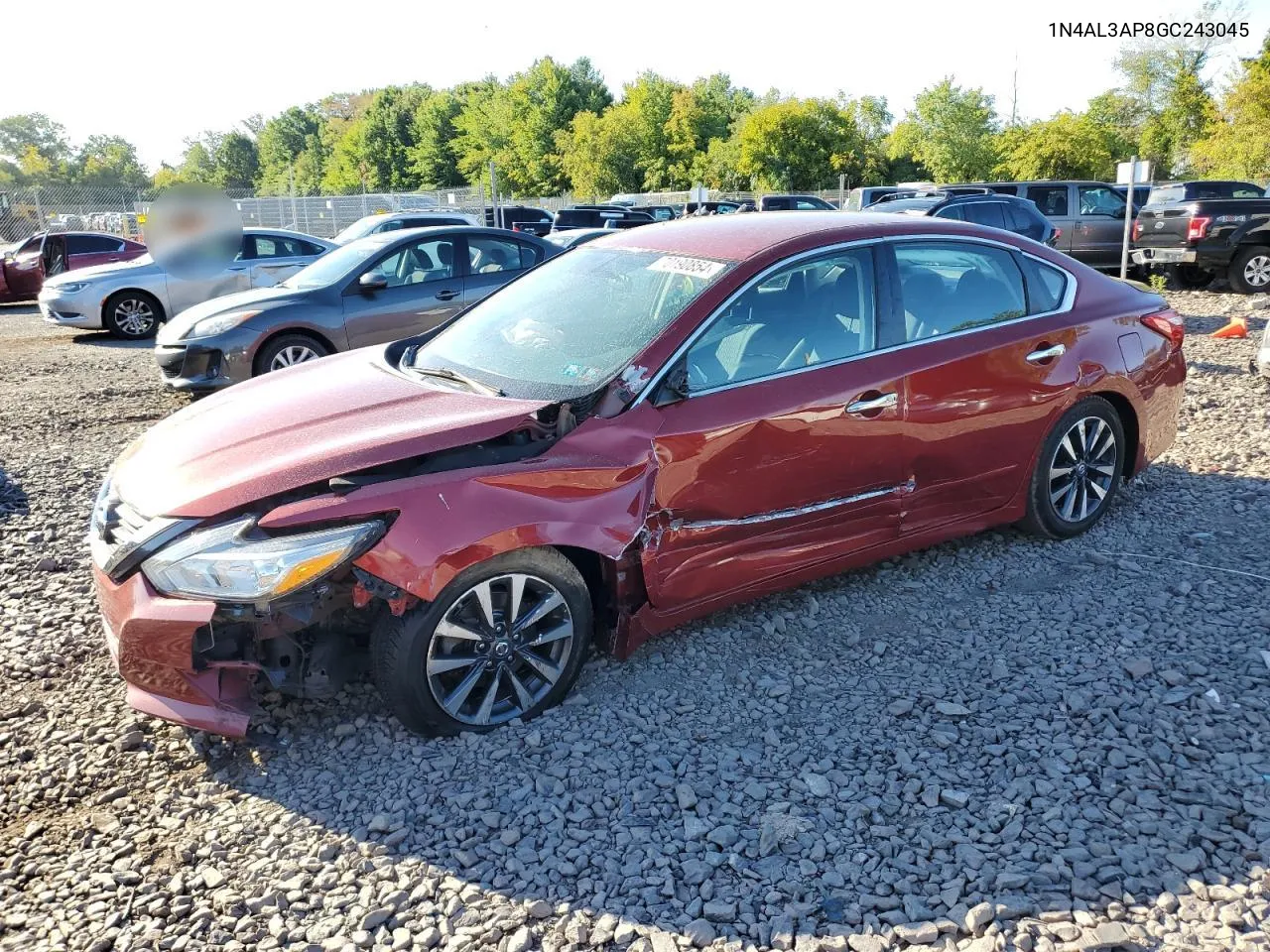 2016 Nissan Altima 2.5 VIN: 1N4AL3AP8GC243045 Lot: 70190854