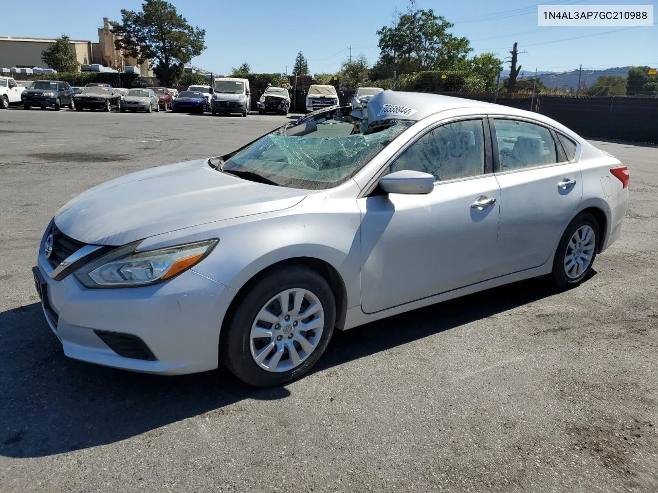 2016 Nissan Altima 2.5 VIN: 1N4AL3AP7GC210988 Lot: 70338944