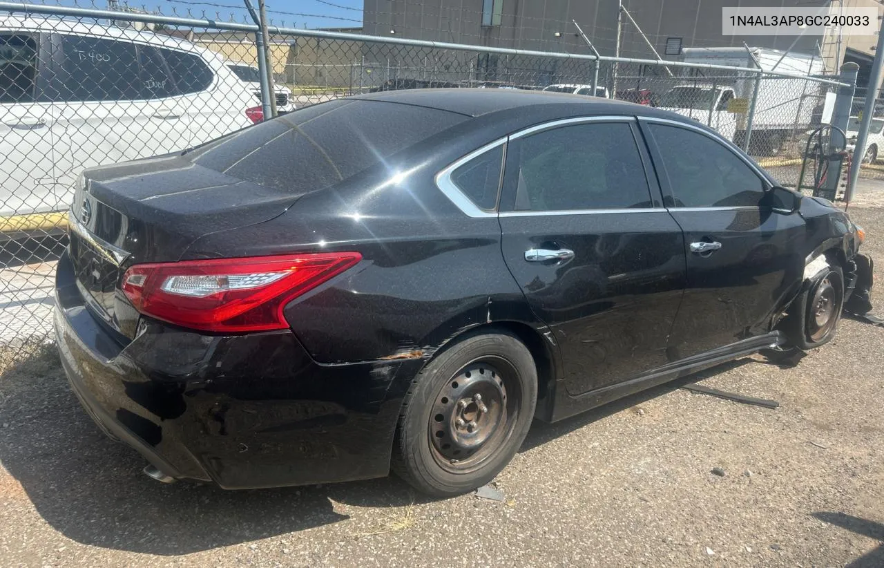 2016 Nissan Altima 2.5 VIN: 1N4AL3AP8GC240033 Lot: 71045294