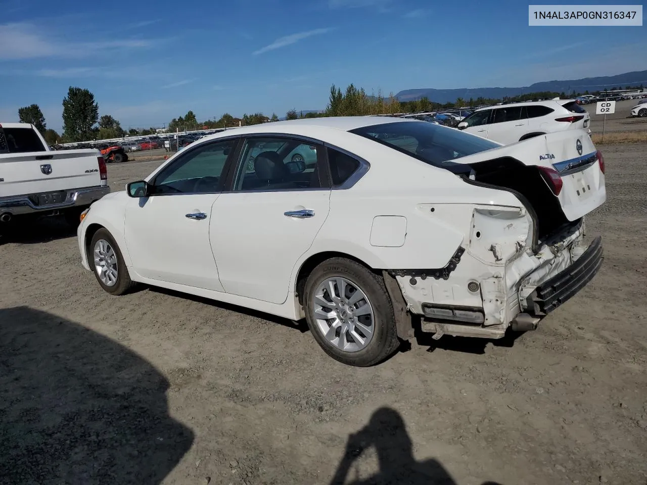 2016 Nissan Altima 2.5 VIN: 1N4AL3AP0GN316347 Lot: 71187004