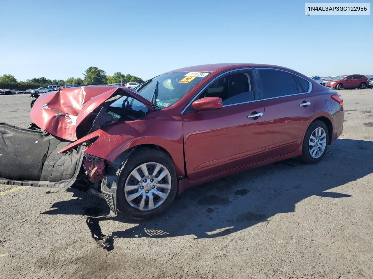 2016 Nissan Altima 2.5 VIN: 1N4AL3AP3GC122956 Lot: 71236794