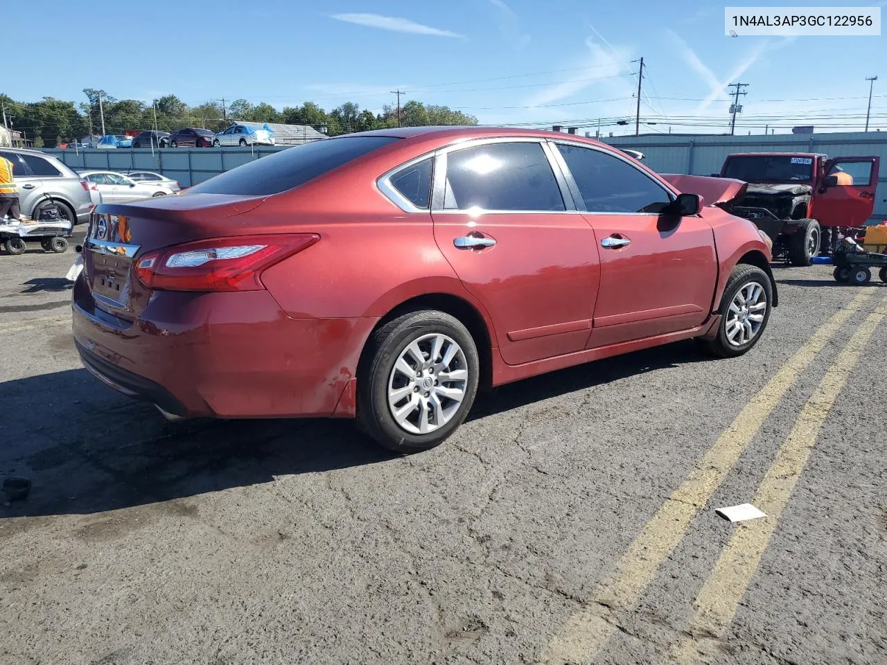 2016 Nissan Altima 2.5 VIN: 1N4AL3AP3GC122956 Lot: 71236794