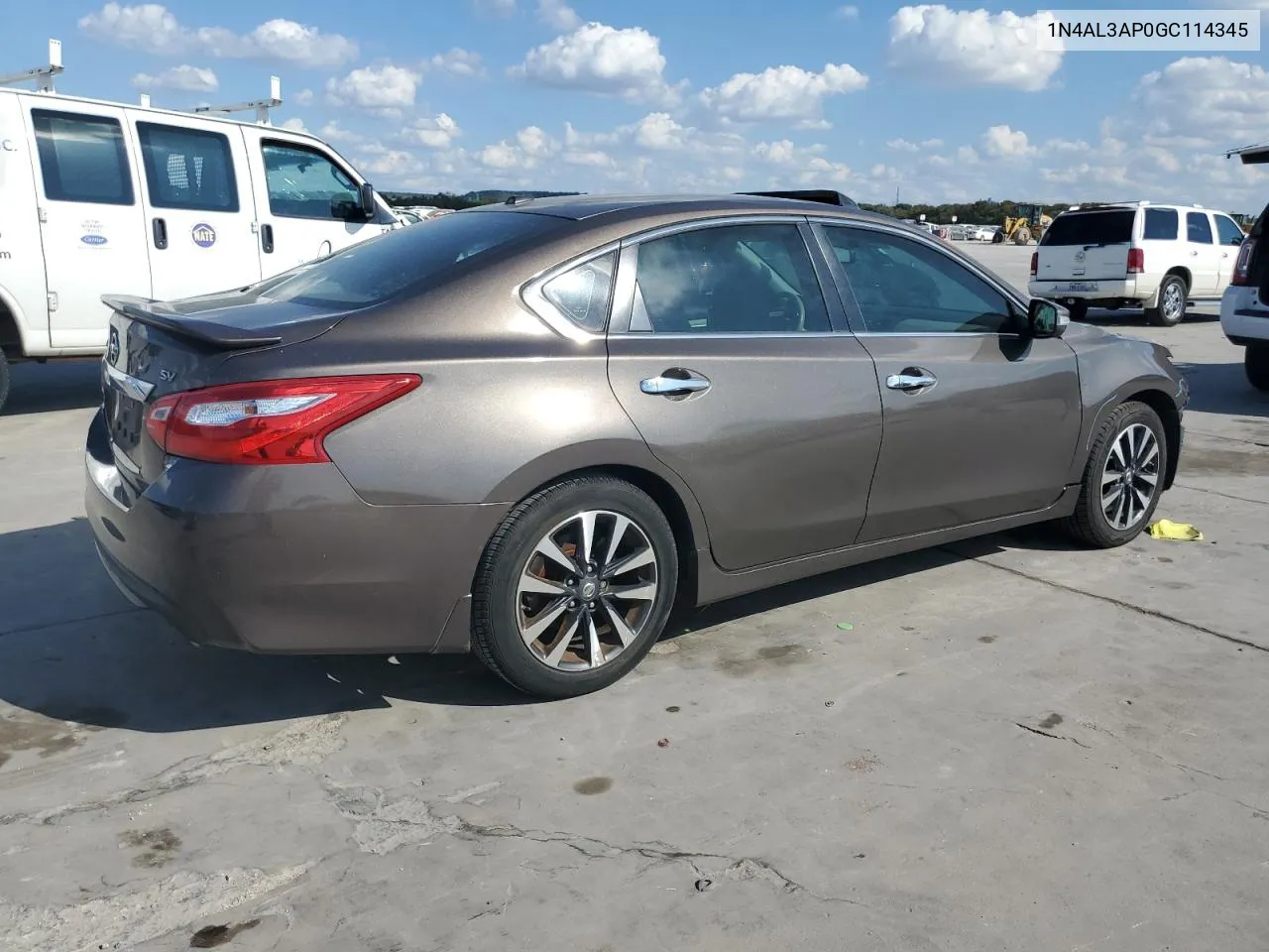 2016 Nissan Altima 2.5 VIN: 1N4AL3AP0GC114345 Lot: 71299204