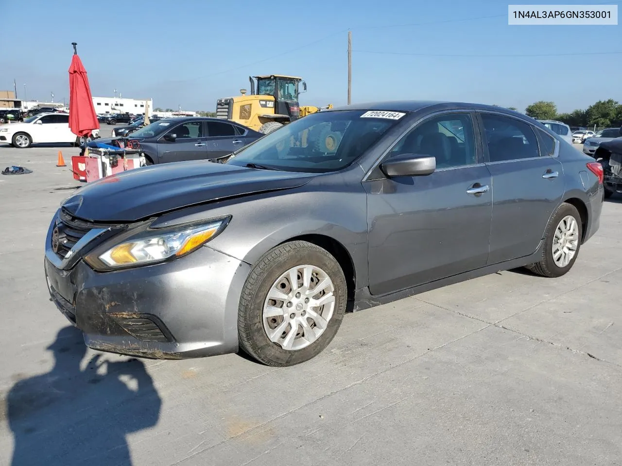 2016 Nissan Altima 2.5 VIN: 1N4AL3AP6GN353001 Lot: 72024164