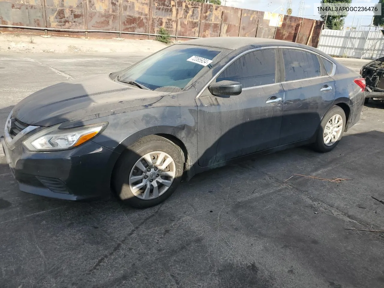 2016 Nissan Altima 2.5 VIN: 1N4AL3AP0GC236476 Lot: 72065934