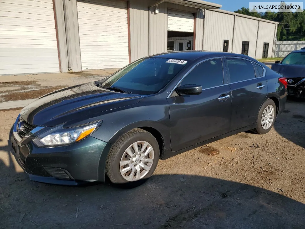 2016 Nissan Altima 2.5 VIN: 1N4AL3AP0GC180670 Lot: 72082914