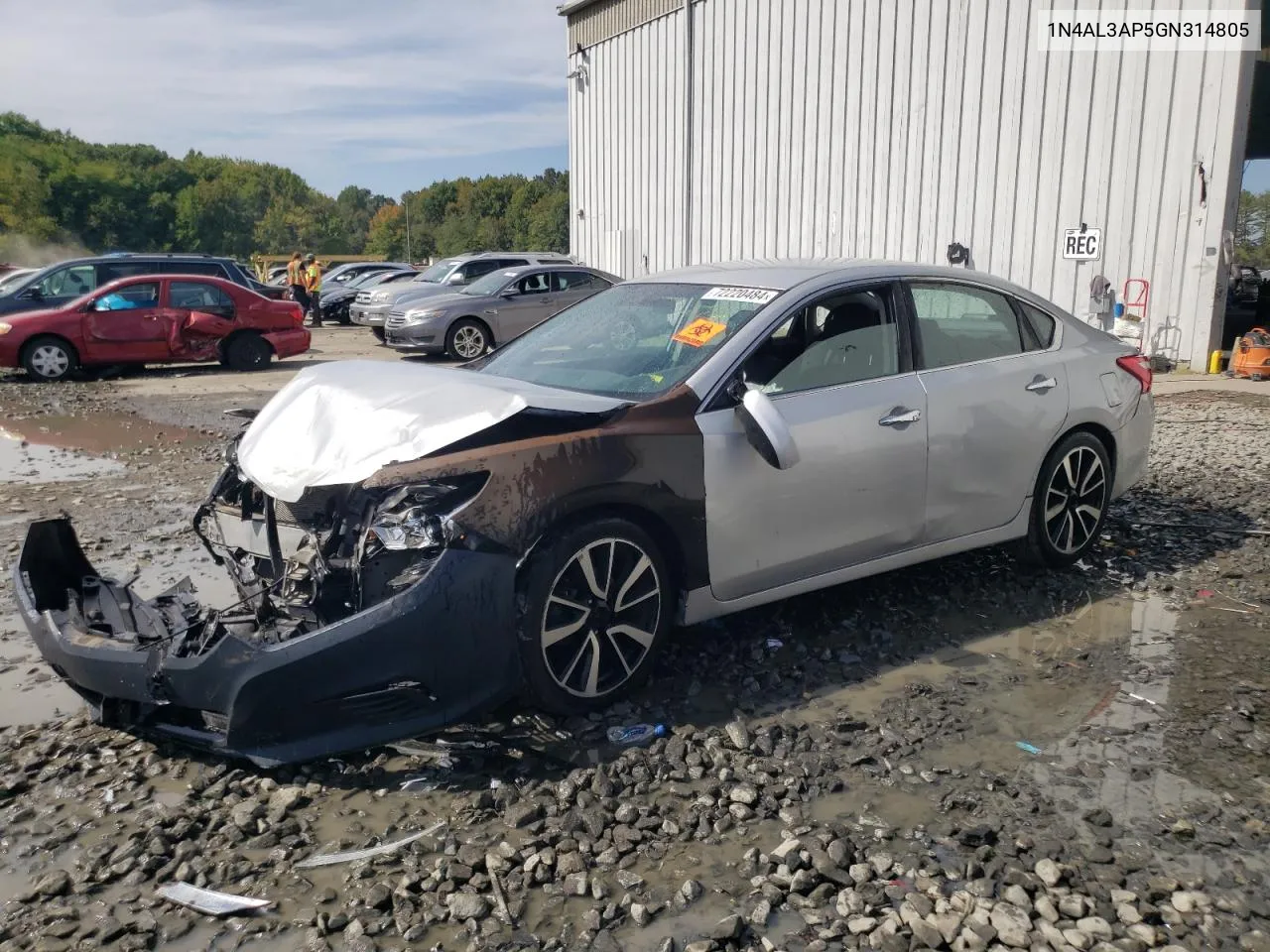 2016 Nissan Altima 2.5 VIN: 1N4AL3AP5GN314805 Lot: 72220484