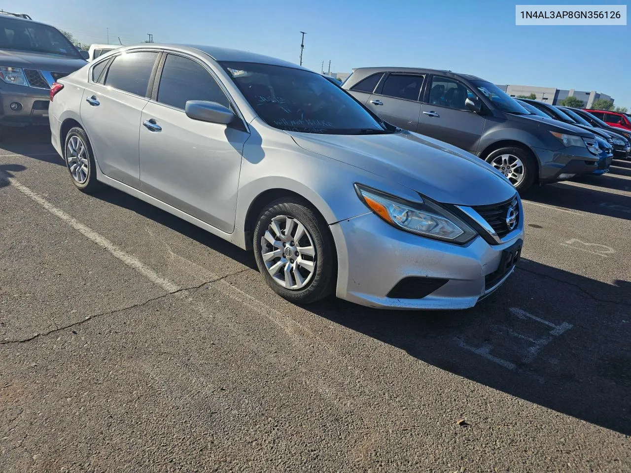 2016 Nissan Altima 2.5 VIN: 1N4AL3AP8GN356126 Lot: 72289464