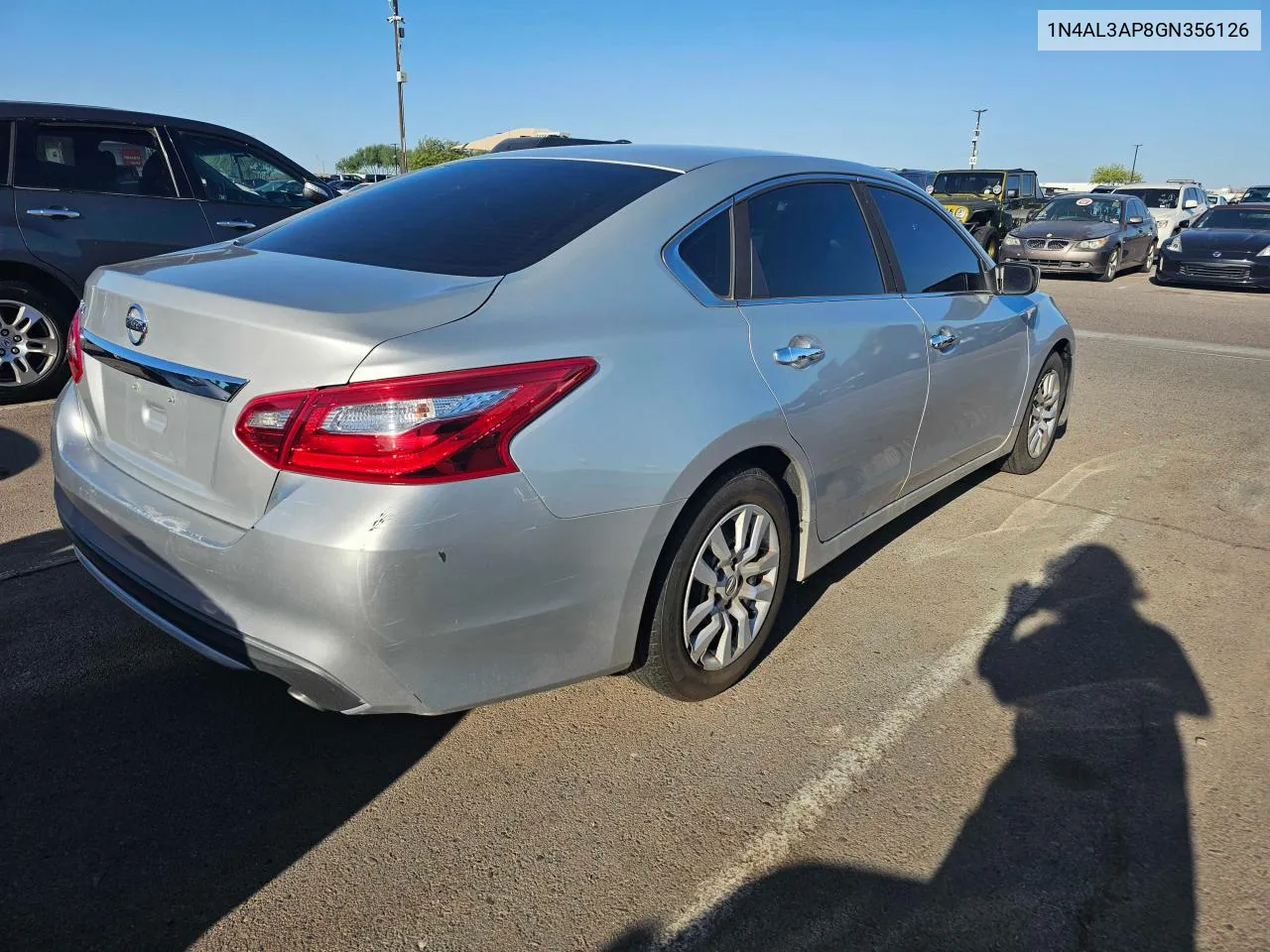 2016 Nissan Altima 2.5 VIN: 1N4AL3AP8GN356126 Lot: 72289464