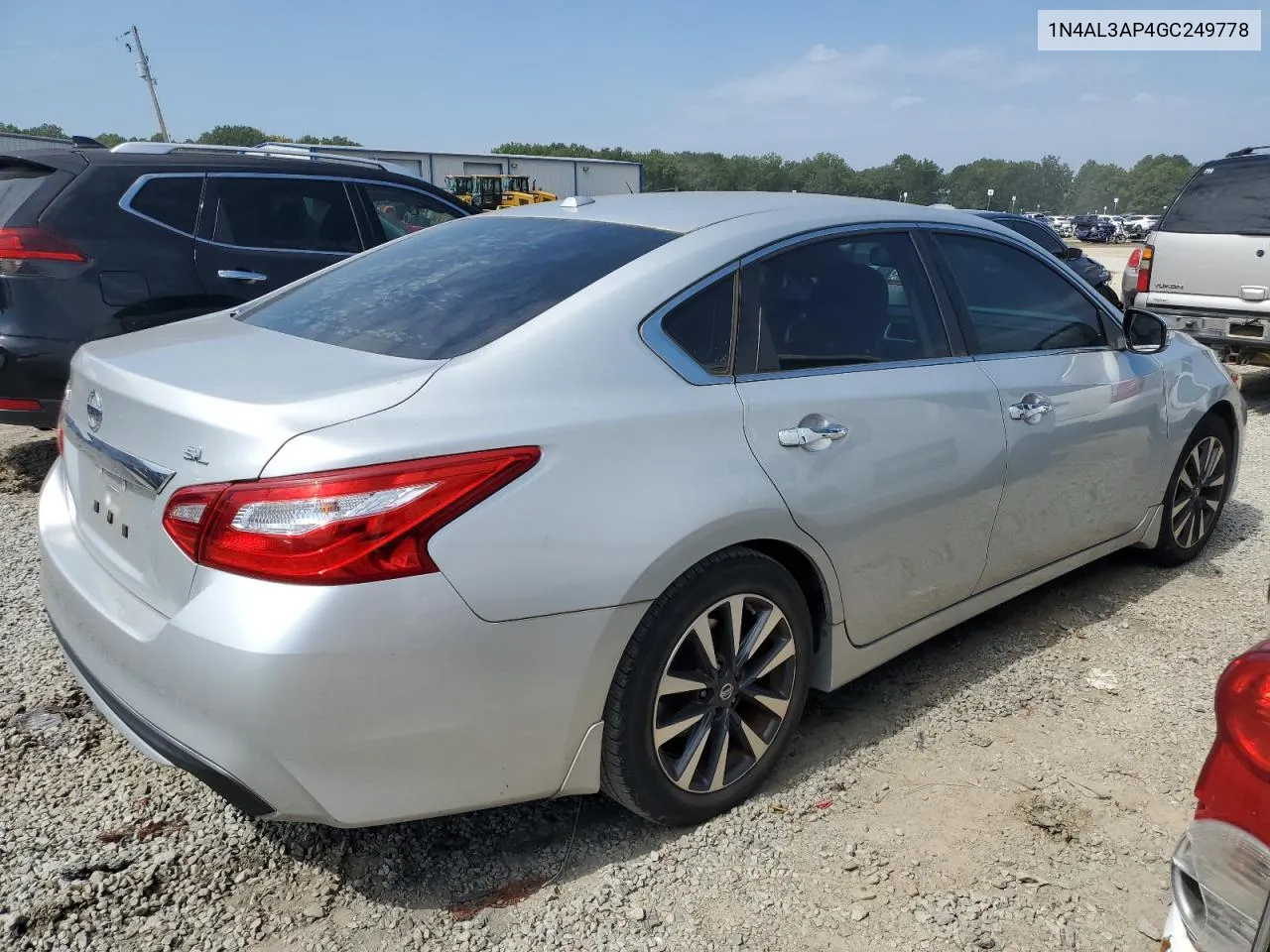 2016 Nissan Altima 2.5 VIN: 1N4AL3AP4GC249778 Lot: 72442444