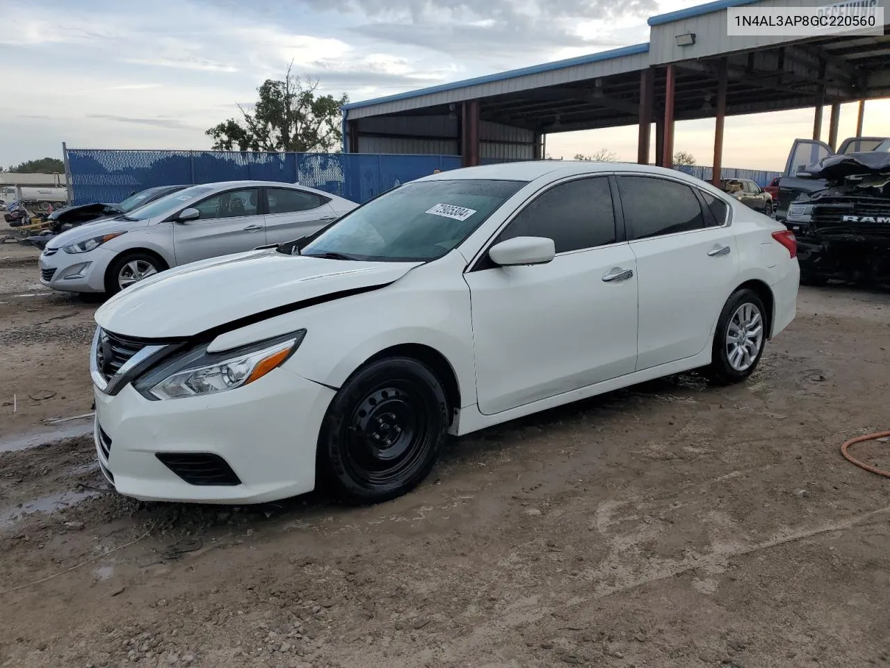 2016 Nissan Altima 2.5 VIN: 1N4AL3AP8GC220560 Lot: 72905304