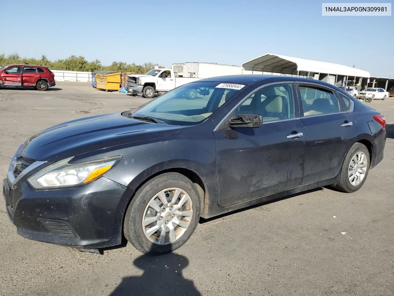 2016 Nissan Altima 2.5 VIN: 1N4AL3AP0GN309981 Lot: 72988844