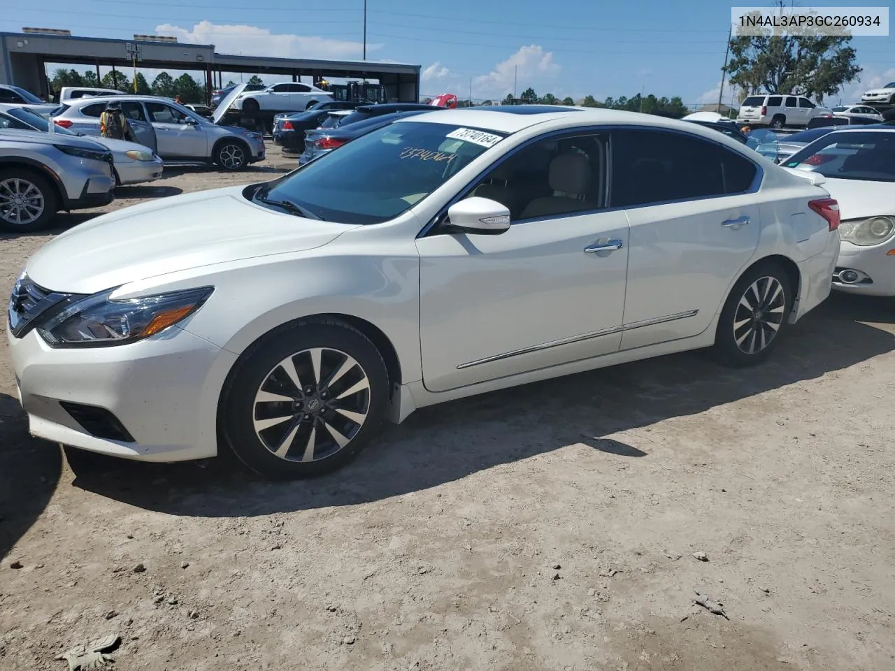 2016 Nissan Altima 2.5 VIN: 1N4AL3AP3GC260934 Lot: 73740164