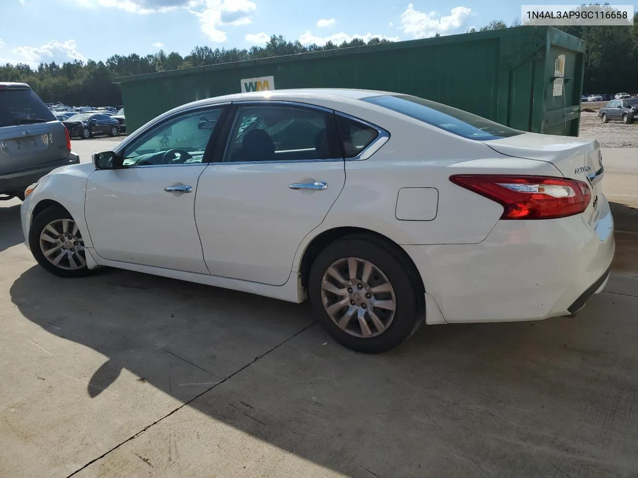 2016 Nissan Altima 2.5 VIN: 1N4AL3AP9GC116658 Lot: 73915124