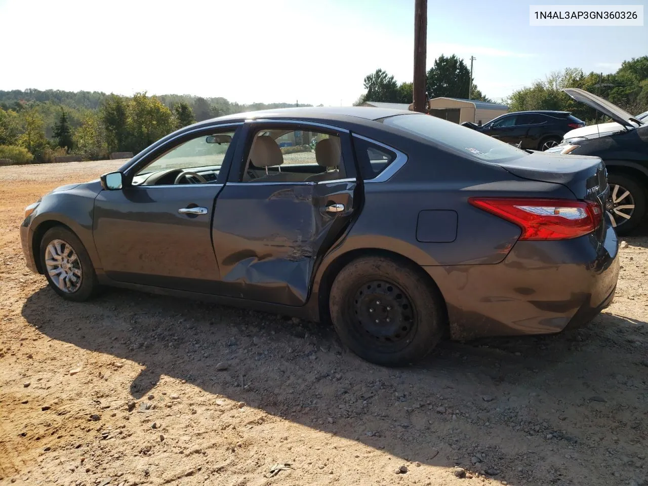 2016 Nissan Altima 2.5 VIN: 1N4AL3AP3GN360326 Lot: 74100184