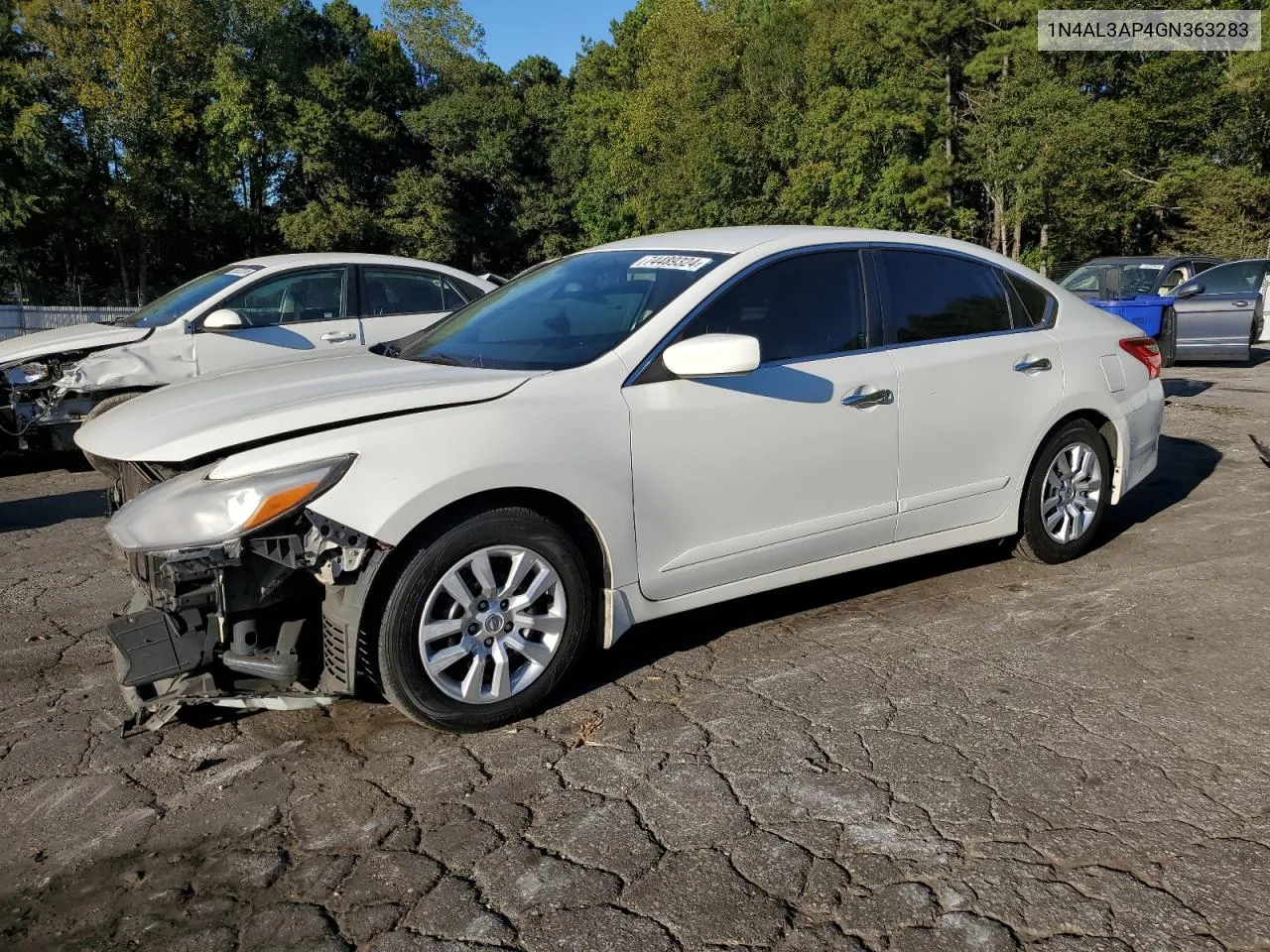 2016 Nissan Altima 2.5 VIN: 1N4AL3AP4GN363283 Lot: 74489324