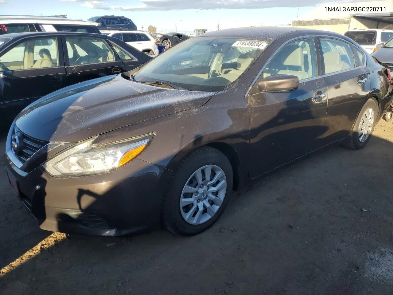 2016 Nissan Altima 2.5 VIN: 1N4AL3AP3GC220711 Lot: 74636034