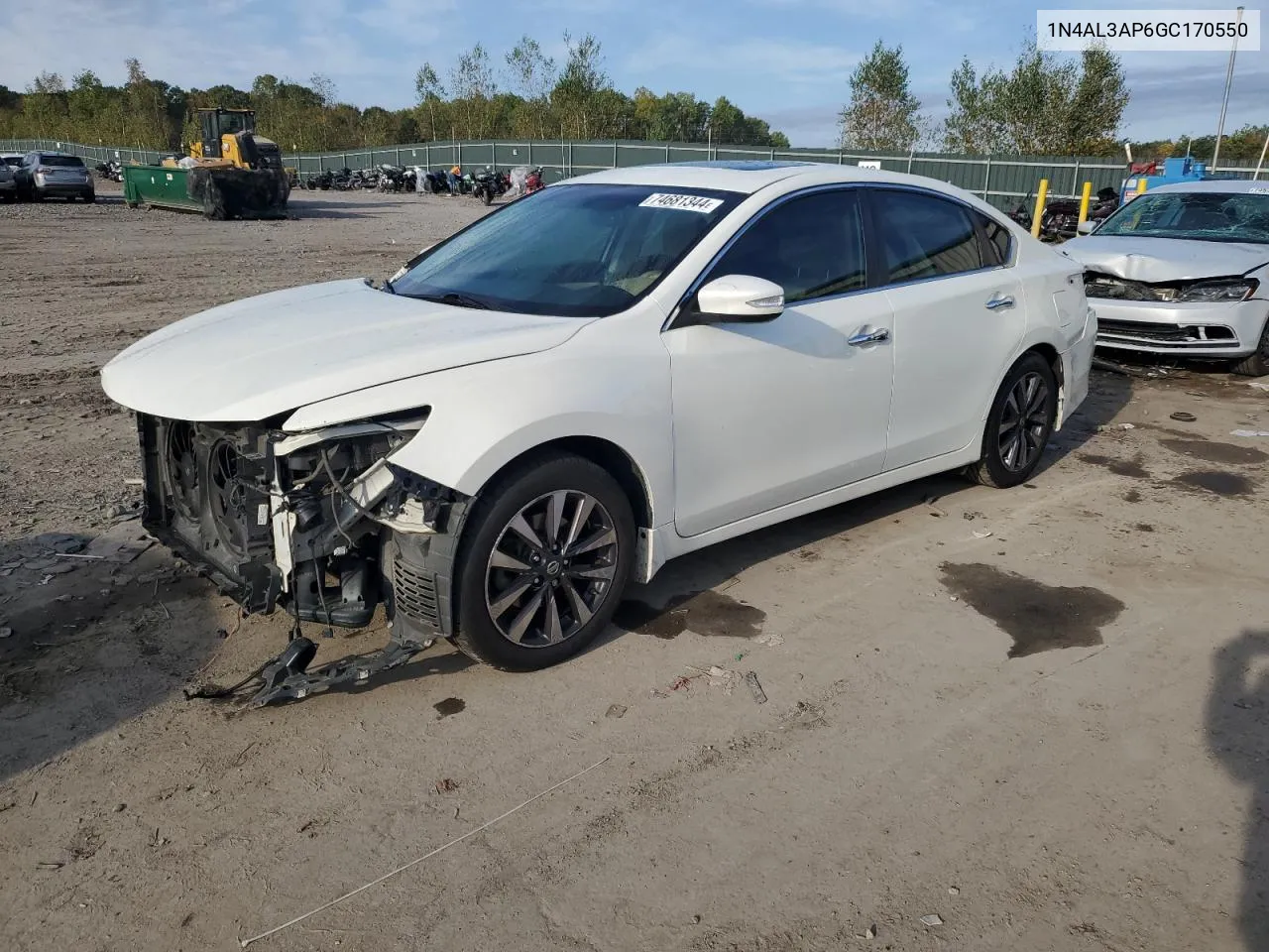 2016 Nissan Altima 2.5 VIN: 1N4AL3AP6GC170550 Lot: 74681344