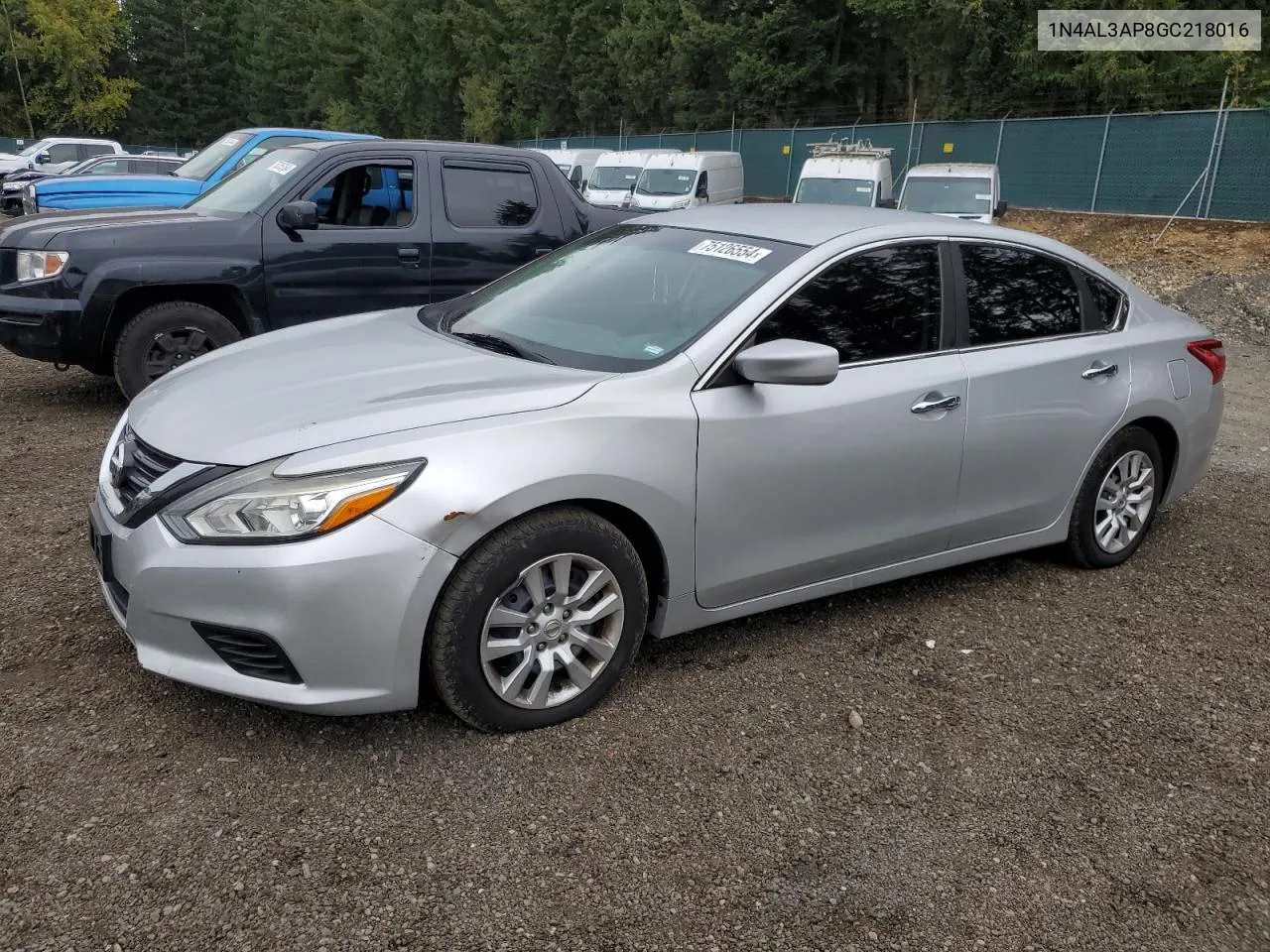 2016 Nissan Altima 2.5 VIN: 1N4AL3AP8GC218016 Lot: 75126554