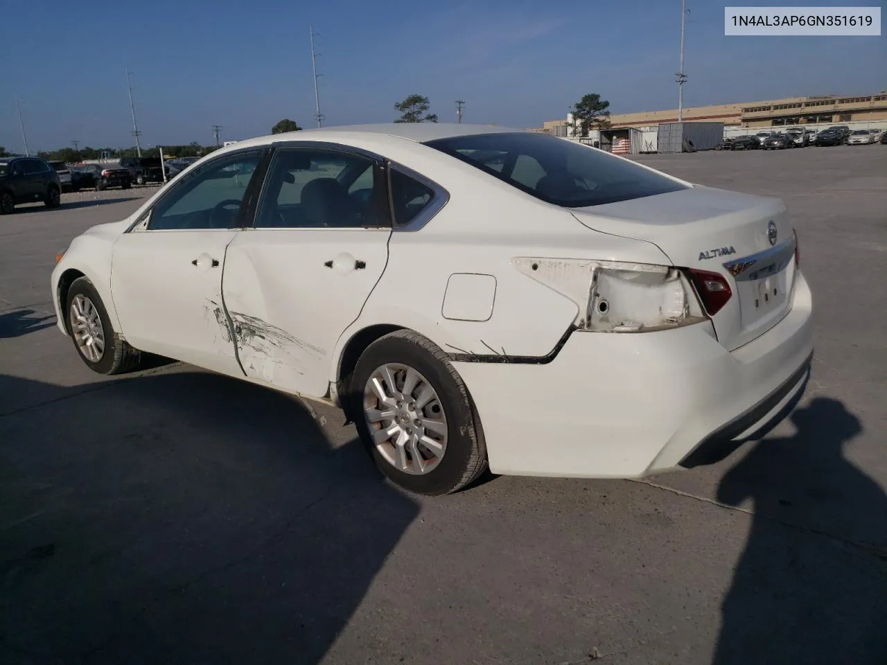 2016 Nissan Altima 2.5 VIN: 1N4AL3AP6GN351619 Lot: 75502274