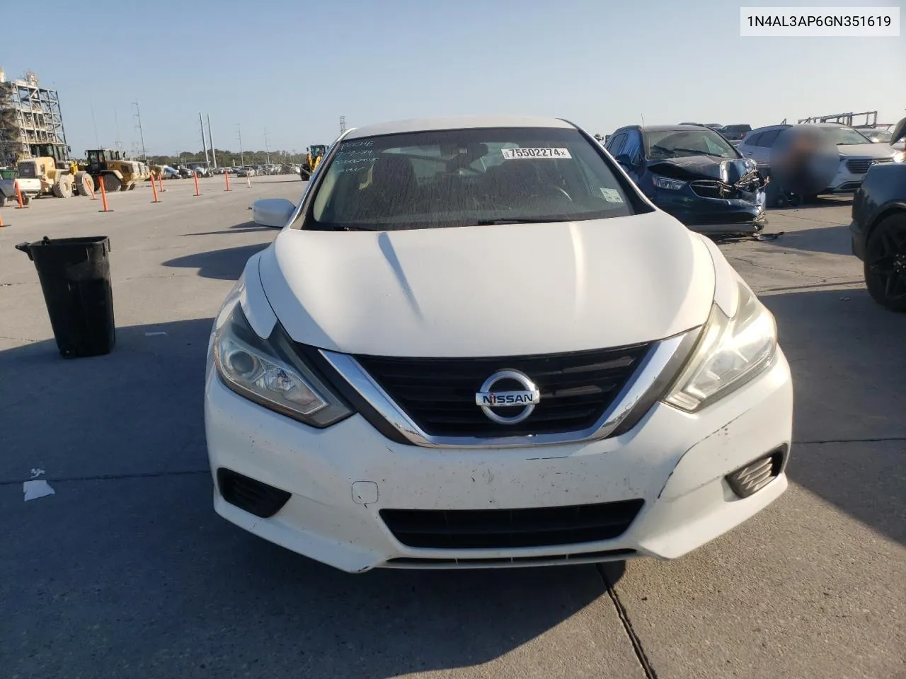 2016 Nissan Altima 2.5 VIN: 1N4AL3AP6GN351619 Lot: 75502274