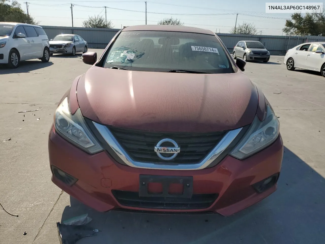 2016 Nissan Altima 2.5 VIN: 1N4AL3AP6GC148967 Lot: 75650714