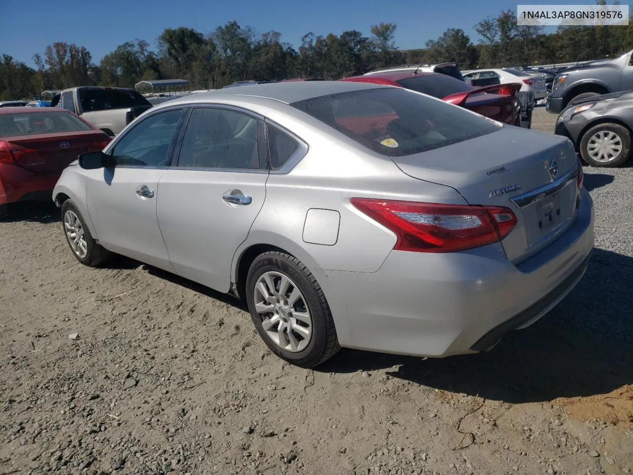 2016 Nissan Altima 2.5 VIN: 1N4AL3AP8GN319576 Lot: 76112974