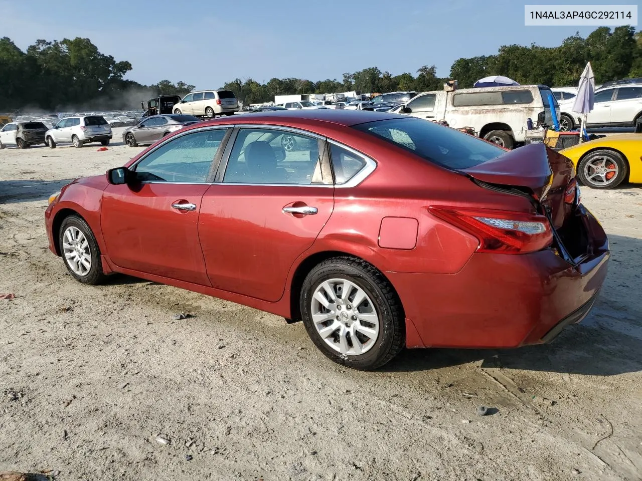 2016 Nissan Altima 2.5 VIN: 1N4AL3AP4GC292114 Lot: 76275334