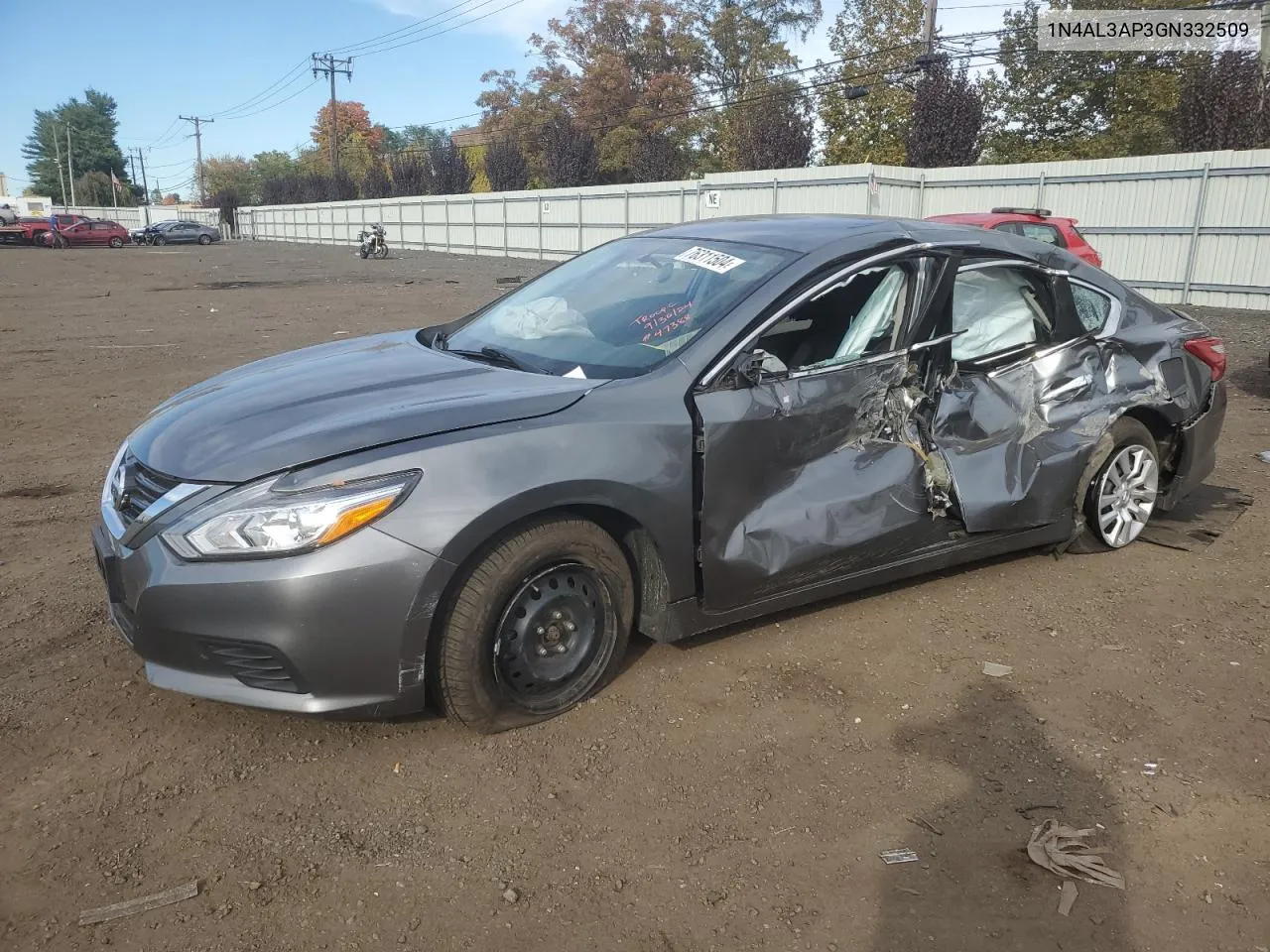 2016 Nissan Altima 2.5 VIN: 1N4AL3AP3GN332509 Lot: 76311504