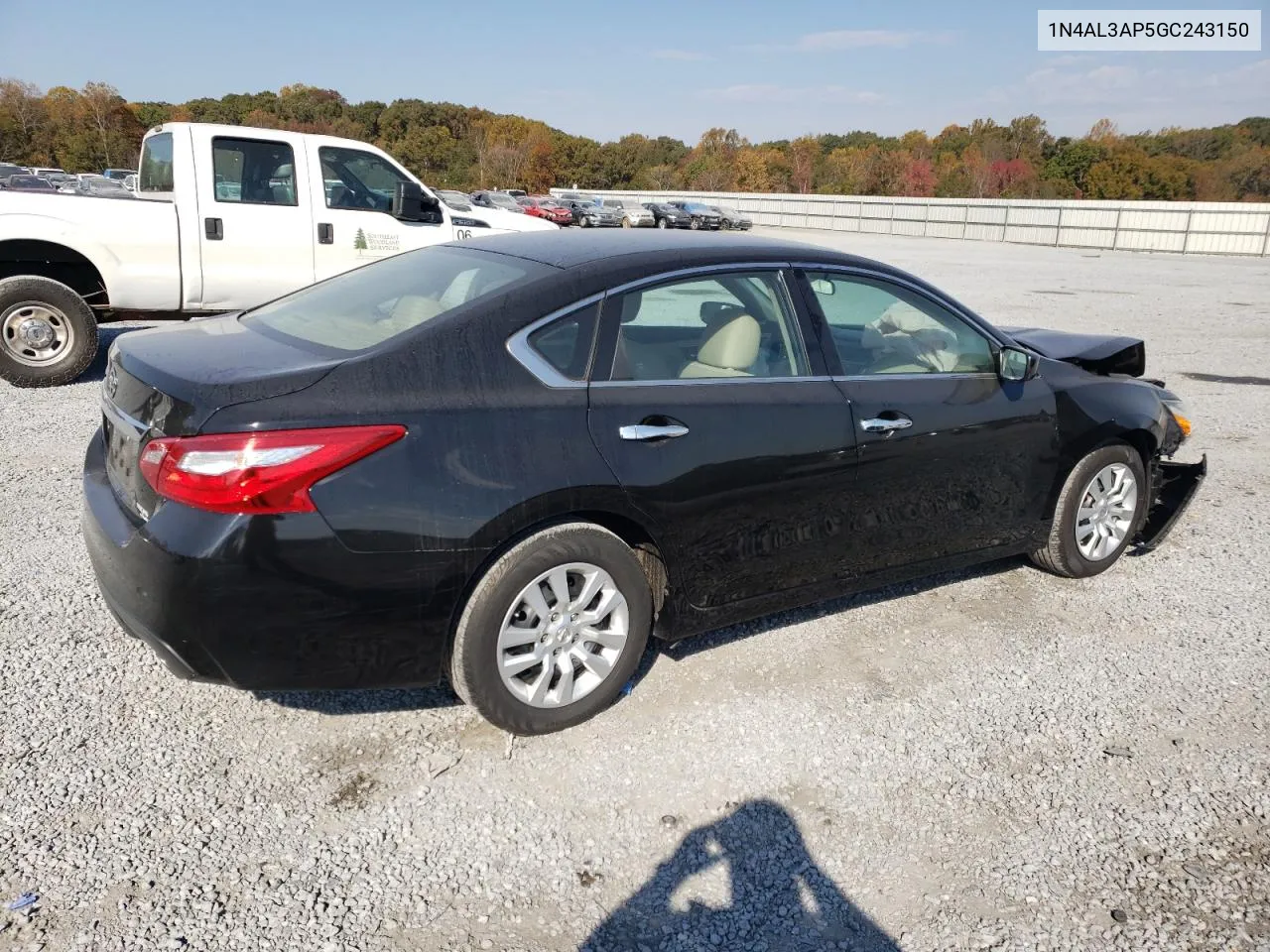 2016 Nissan Altima 2.5 VIN: 1N4AL3AP5GC243150 Lot: 77001024