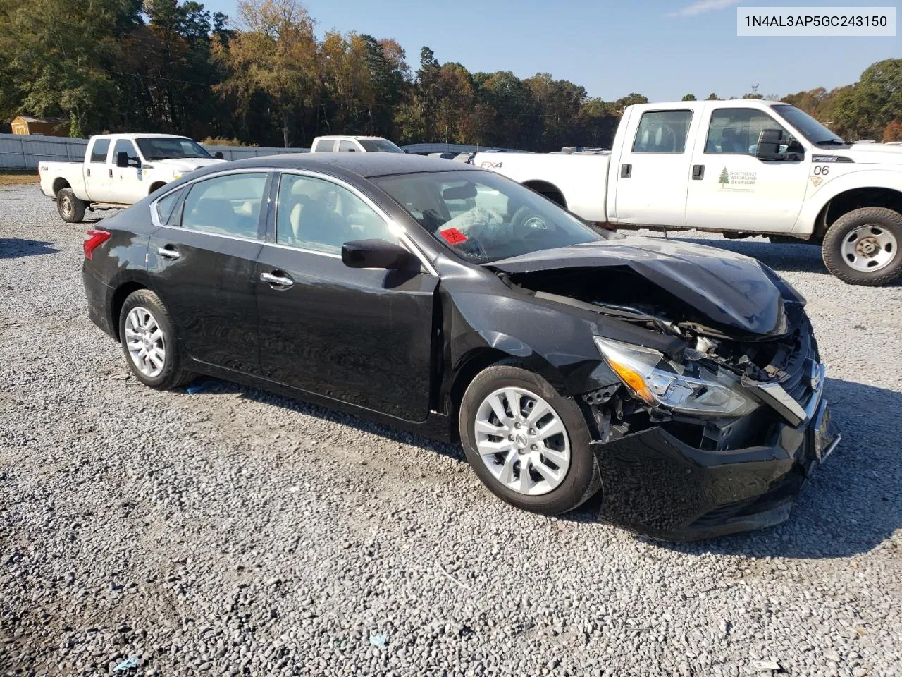 2016 Nissan Altima 2.5 VIN: 1N4AL3AP5GC243150 Lot: 77001024