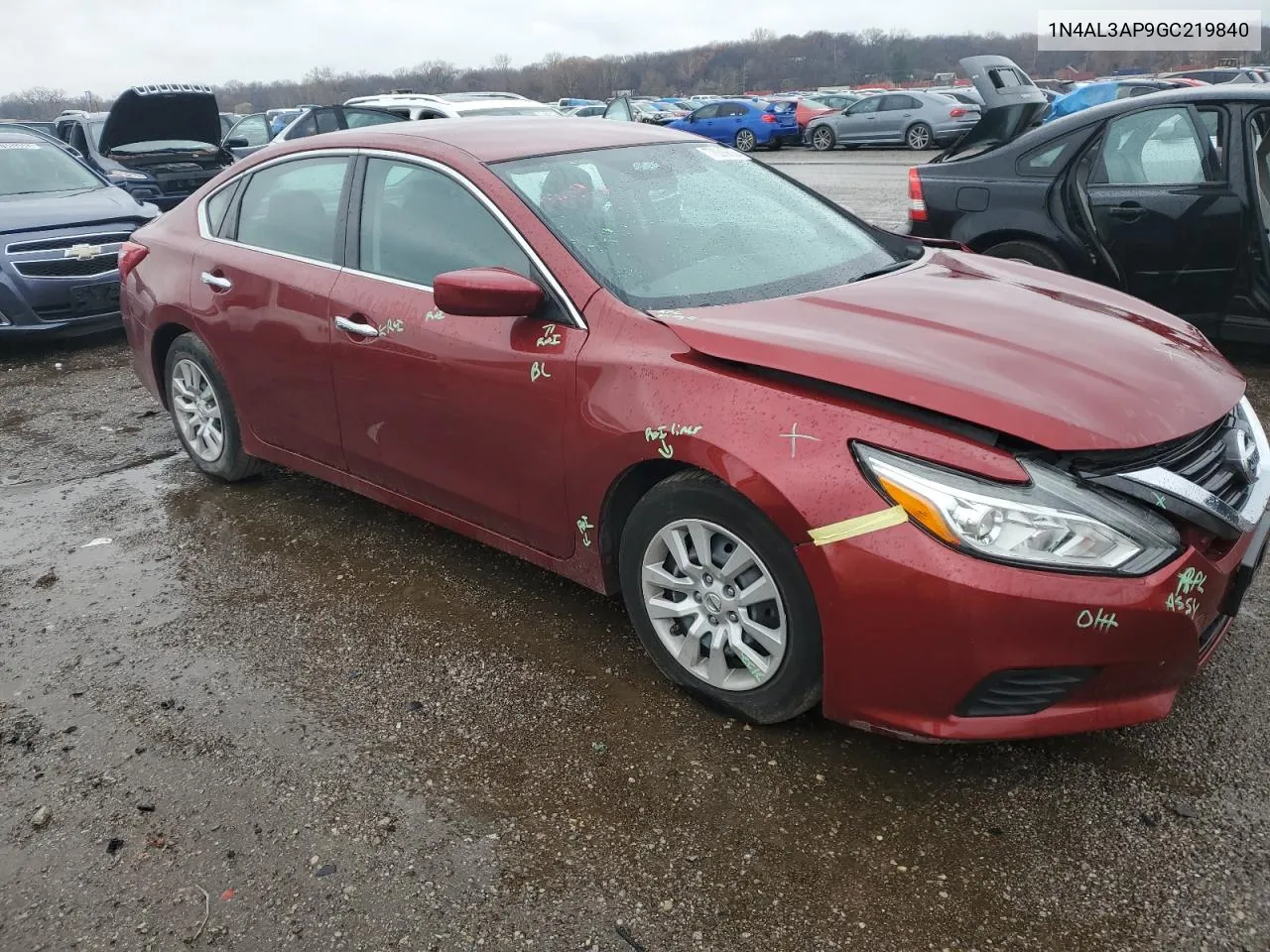 2016 Nissan Altima 2.5 VIN: 1N4AL3AP9GC219840 Lot: 77036803