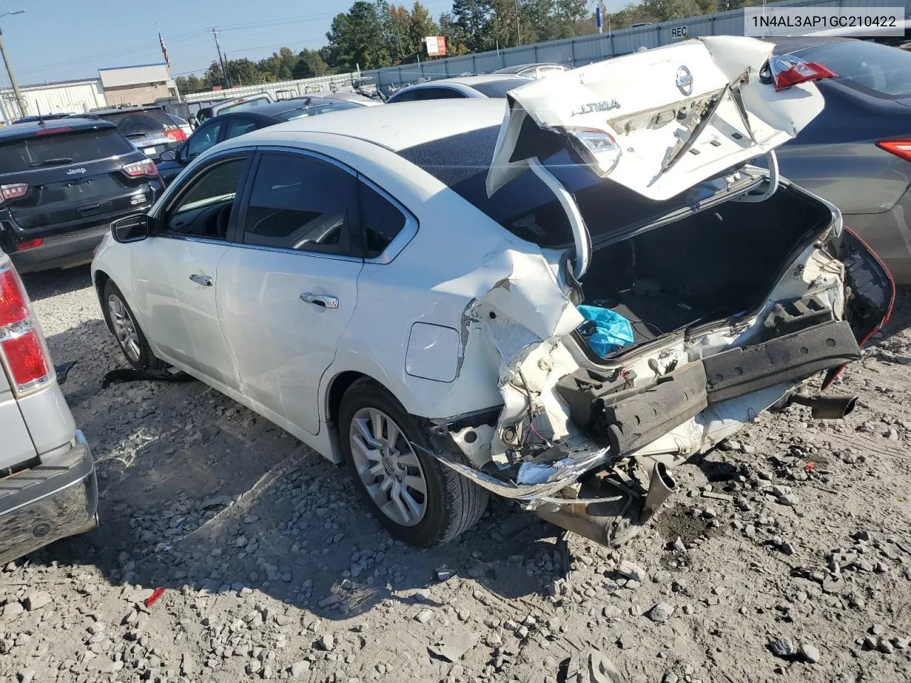 2016 Nissan Altima 2.5 VIN: 1N4AL3AP1GC210422 Lot: 77498824