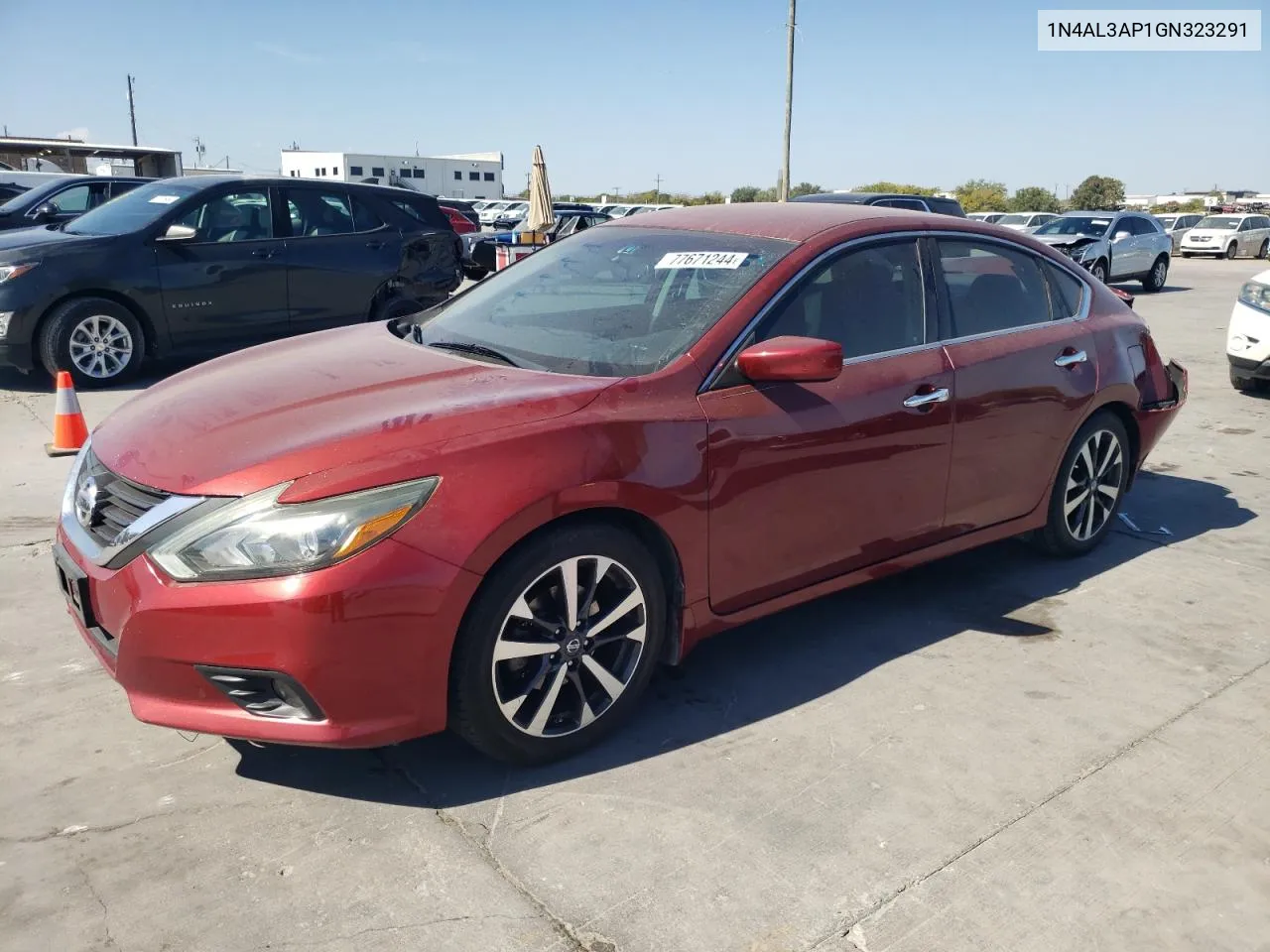 2016 Nissan Altima 2.5 VIN: 1N4AL3AP1GN323291 Lot: 77671244