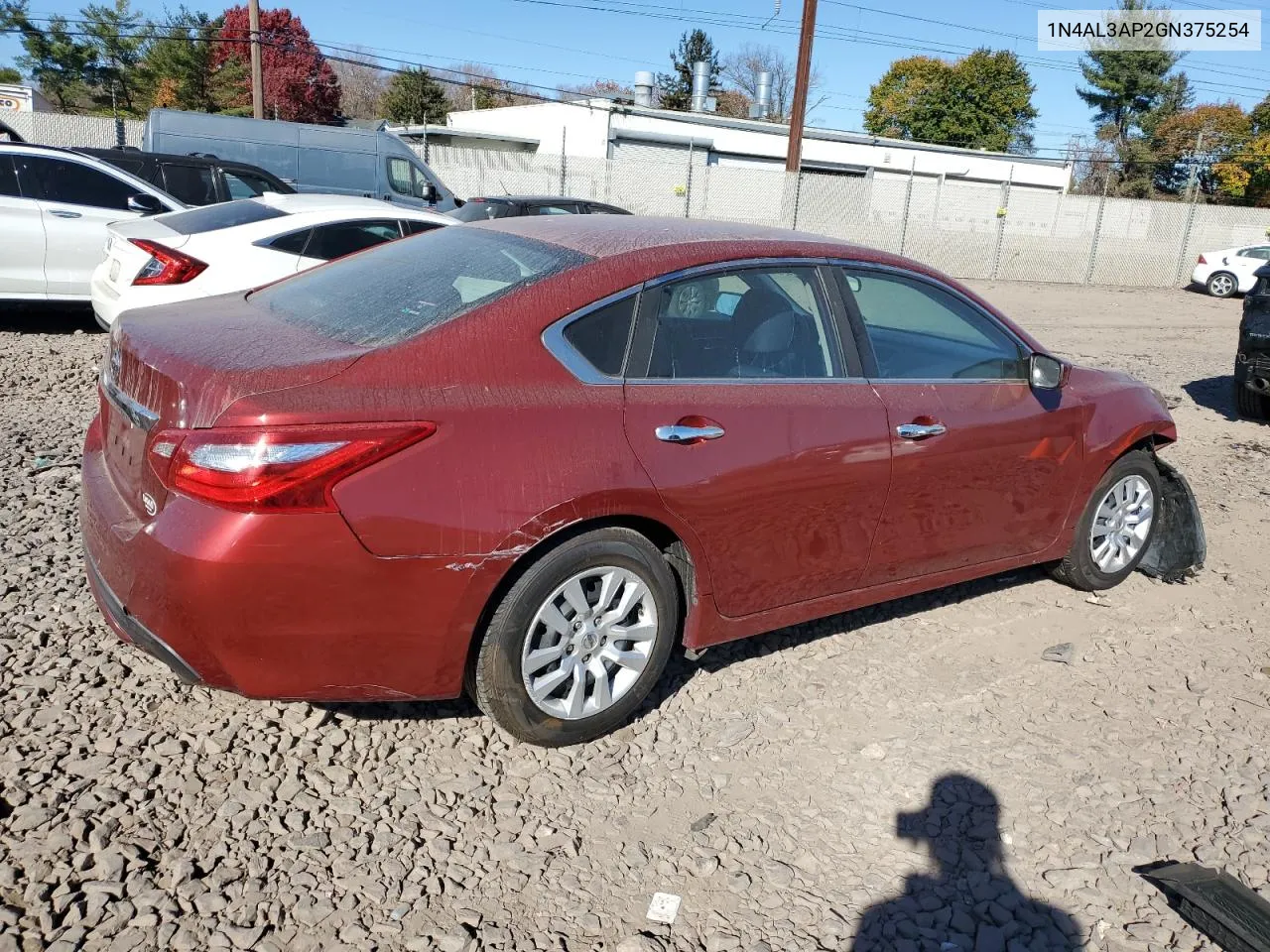 2016 Nissan Altima 2.5 VIN: 1N4AL3AP2GN375254 Lot: 78834594