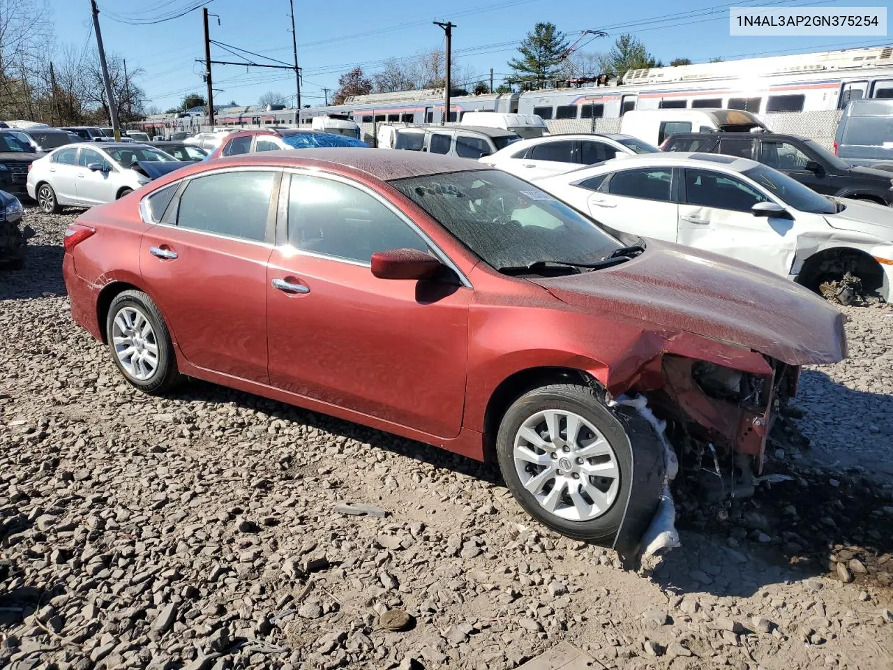 2016 Nissan Altima 2.5 VIN: 1N4AL3AP2GN375254 Lot: 78834594