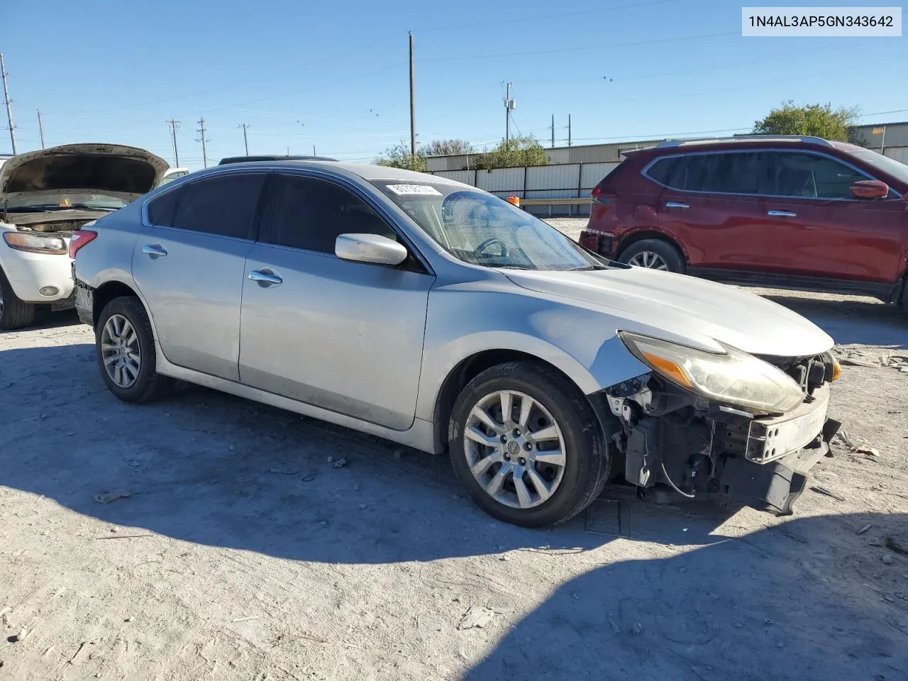 2016 Nissan Altima 2.5 VIN: 1N4AL3AP5GN343642 Lot: 80738174