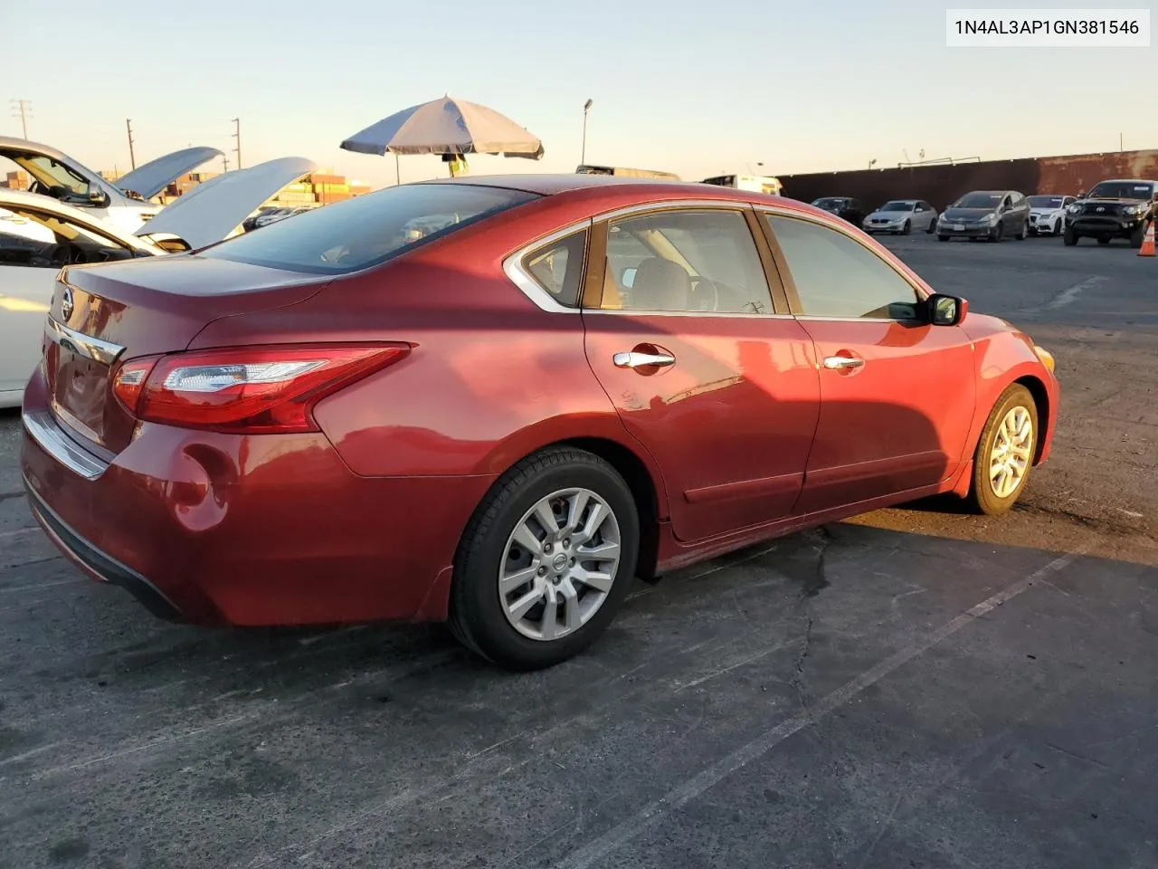 2016 Nissan Altima 2.5 VIN: 1N4AL3AP1GN381546 Lot: 81411054