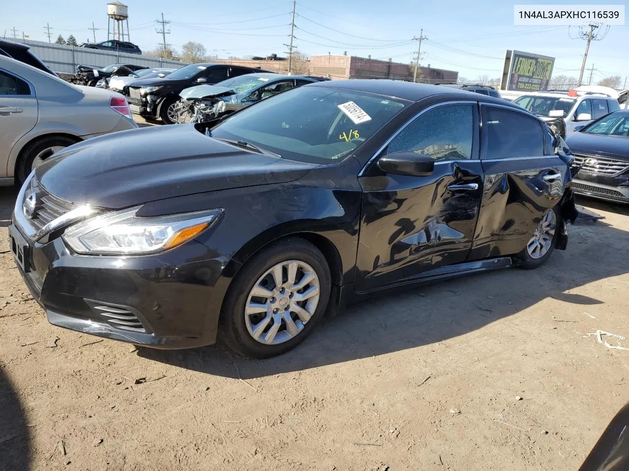 2017 Nissan Altima 2.5 VIN: 1N4AL3APXHC116539 Lot: 50056114