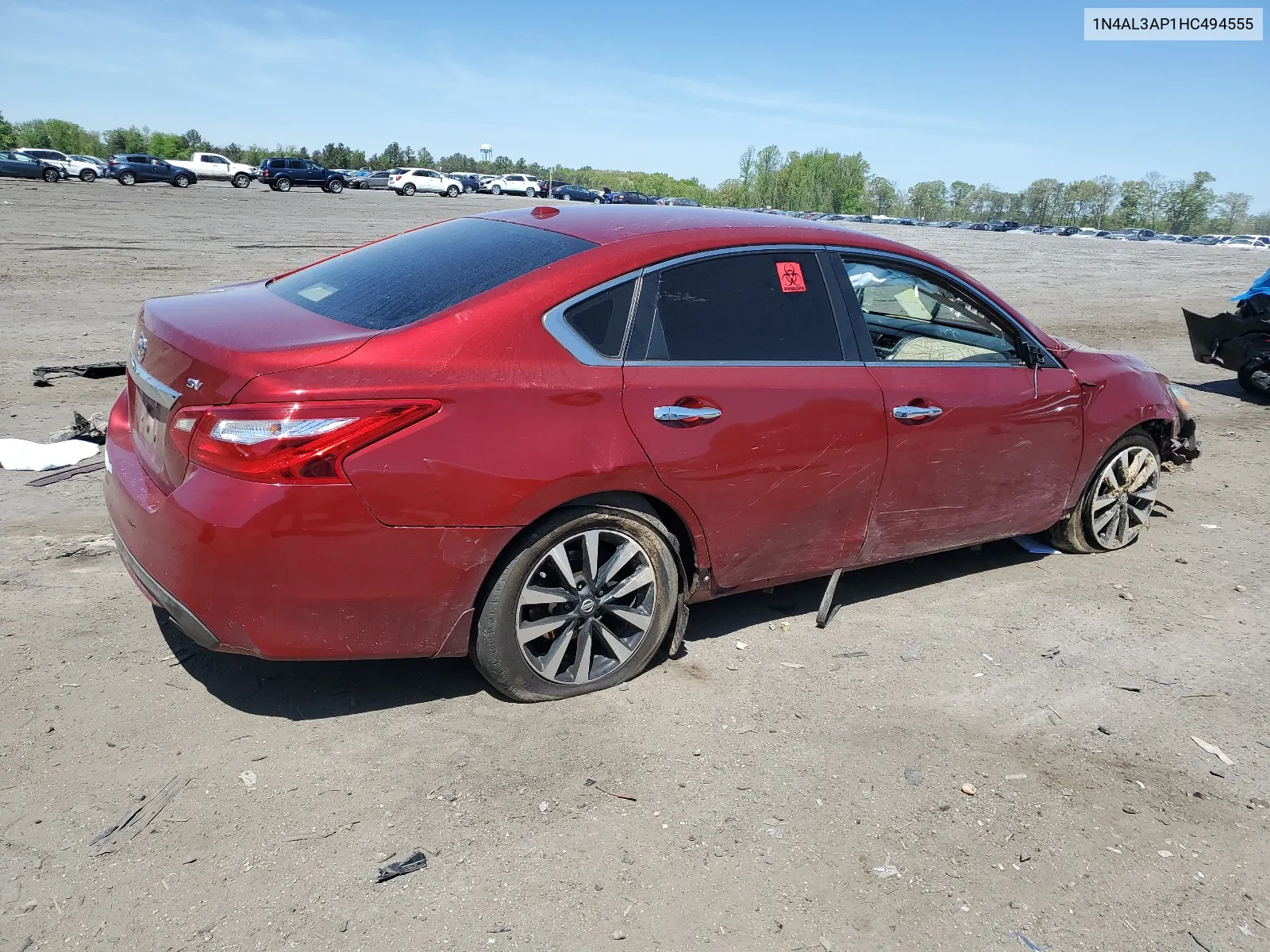 2017 Nissan Altima 2.5 VIN: 1N4AL3AP1HC494555 Lot: 51982244