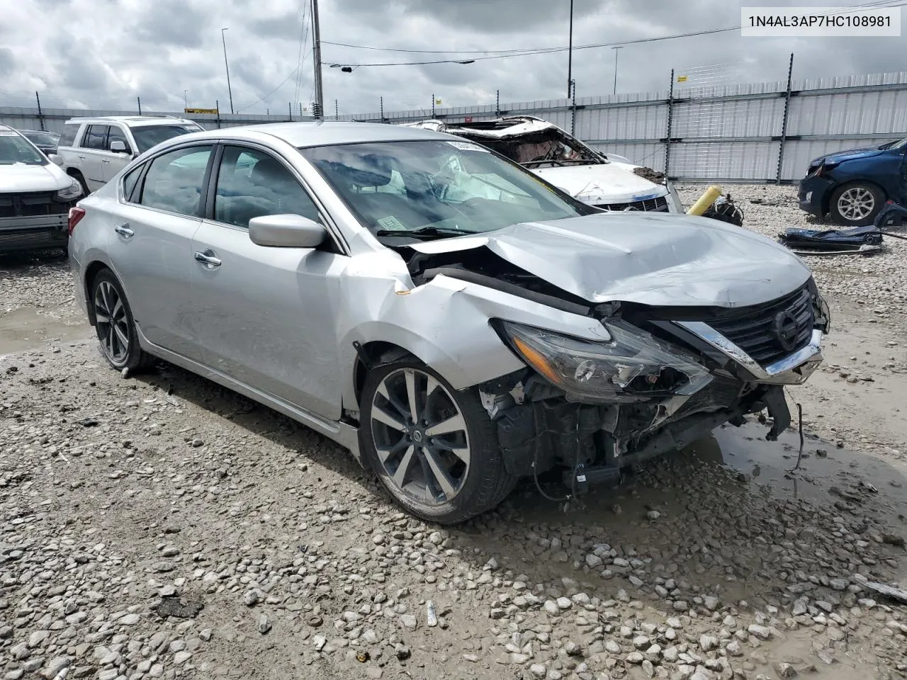 2017 Nissan Altima 2.5 VIN: 1N4AL3AP7HC108981 Lot: 53641344