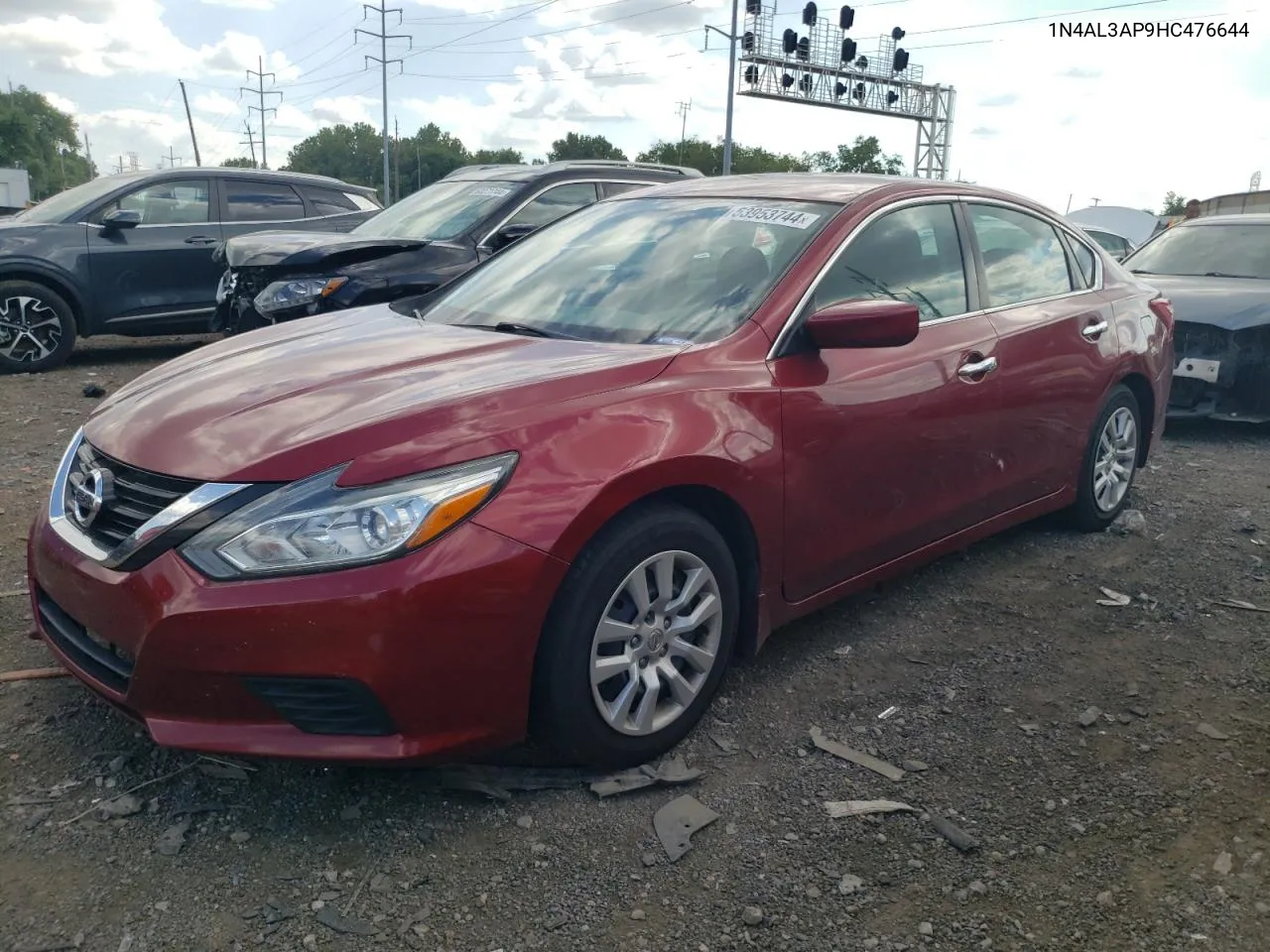 2017 Nissan Altima 2.5 VIN: 1N4AL3AP9HC476644 Lot: 53953744