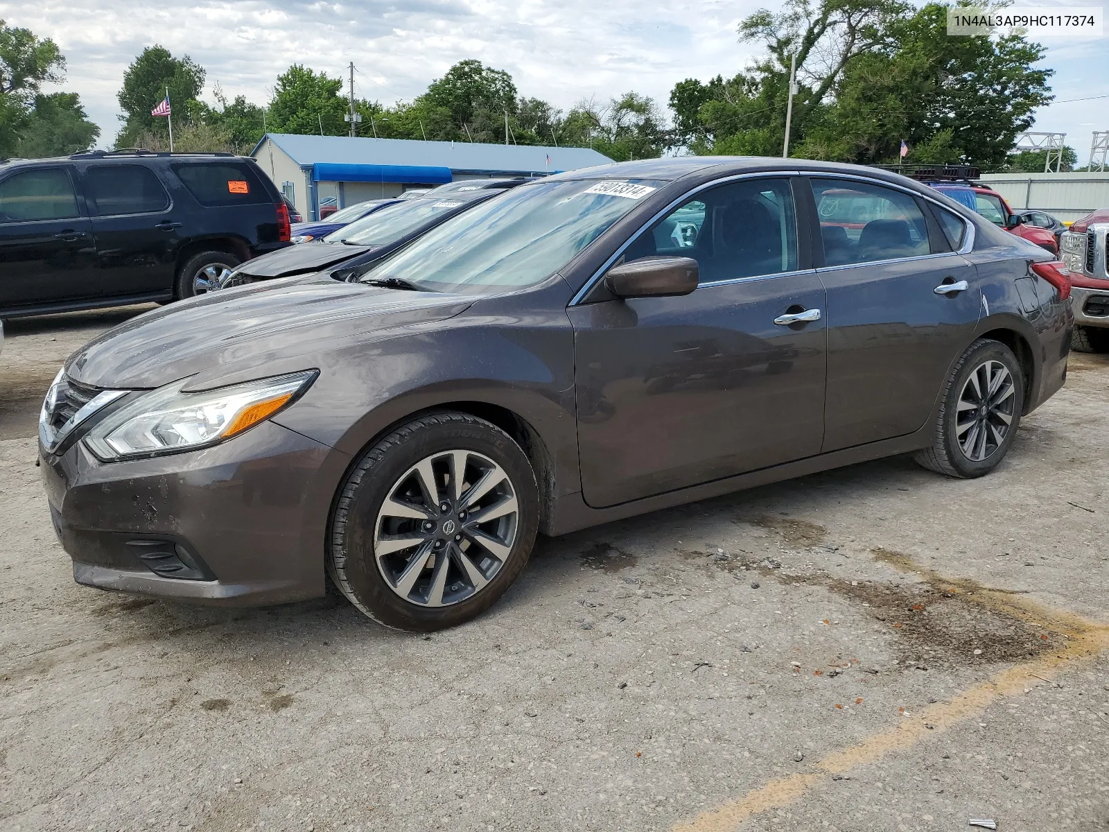 2017 Nissan Altima 2.5 VIN: 1N4AL3AP9HC117374 Lot: 59013314