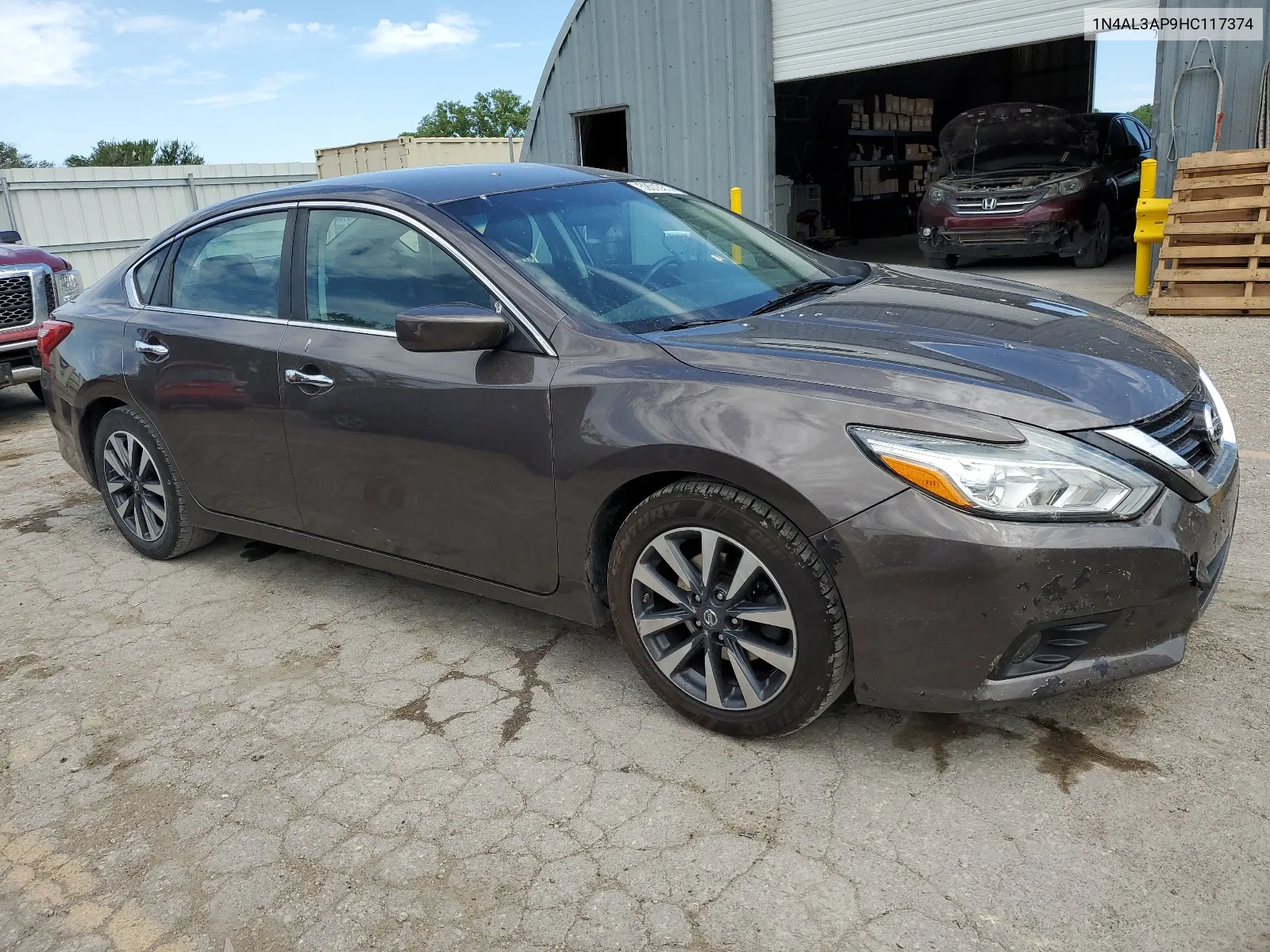 2017 Nissan Altima 2.5 VIN: 1N4AL3AP9HC117374 Lot: 59013314