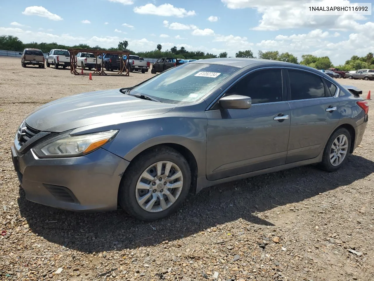 2017 Nissan Altima 2.5 VIN: 1N4AL3AP8HC116992 Lot: 61050734